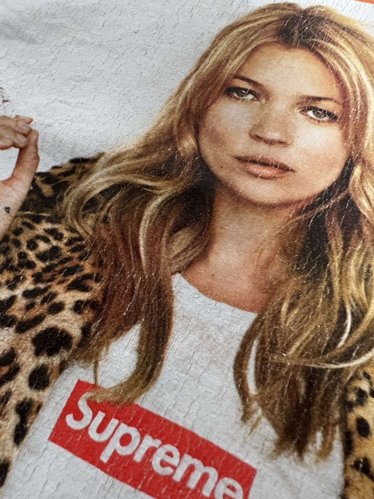 Supreme Supreme Kate Moss Photo Tee Orange XL | Grailed