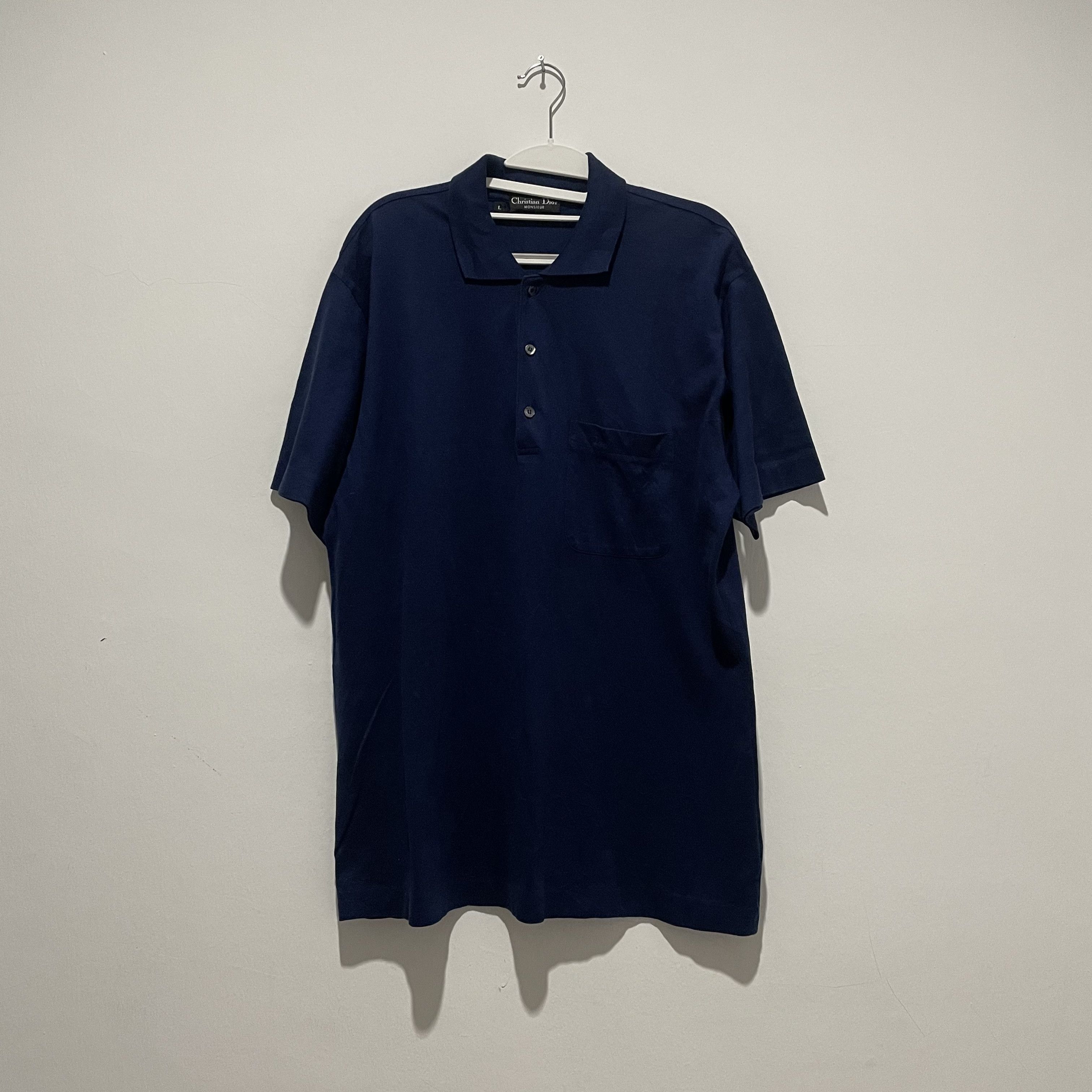 Christian Dior Monsieur Vintage Christian Dior Poloshirts Size US L / EU 52-54 / 3 - 1 Thumbnail