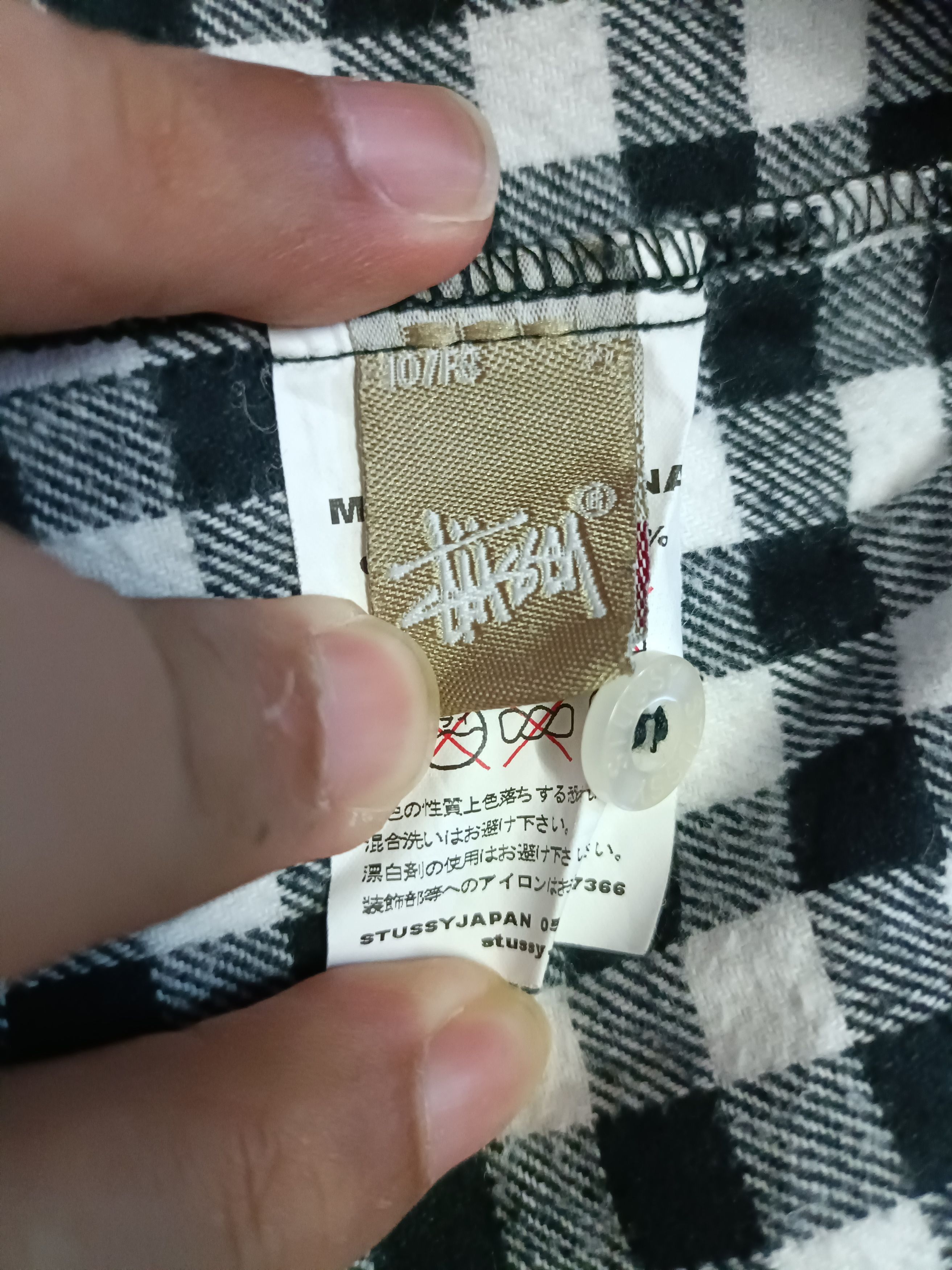 Stussy Stussy Checkered Long Sleeves Flannel Size US XL / EU 56 / 4 - 10 Thumbnail