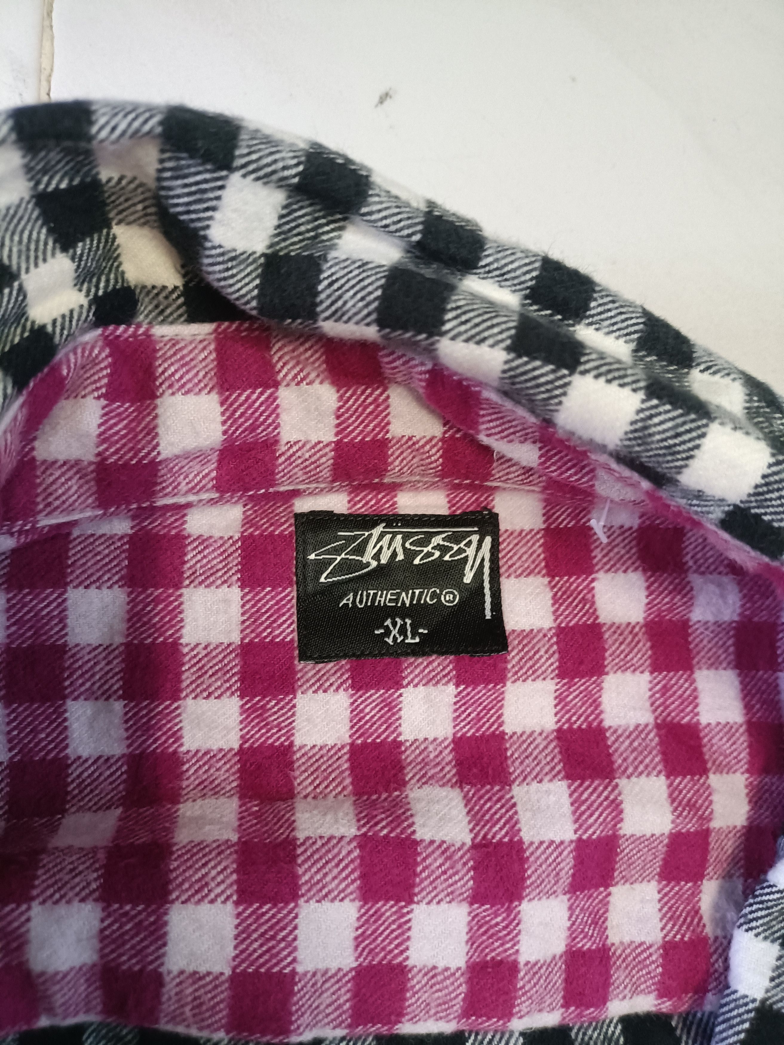 Stussy Stussy Checkered Long Sleeves Flannel Size US XL / EU 56 / 4 - 7 Thumbnail
