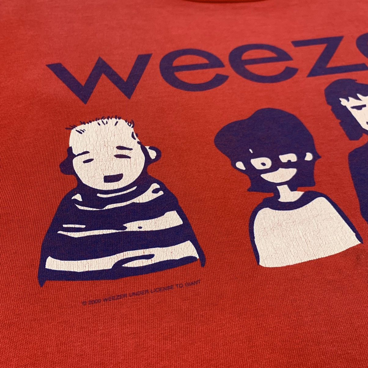 Band Tees Vintage 2000 Weezer Band Shirt Size US M / EU 48-50 / 2 - 5 Thumbnail