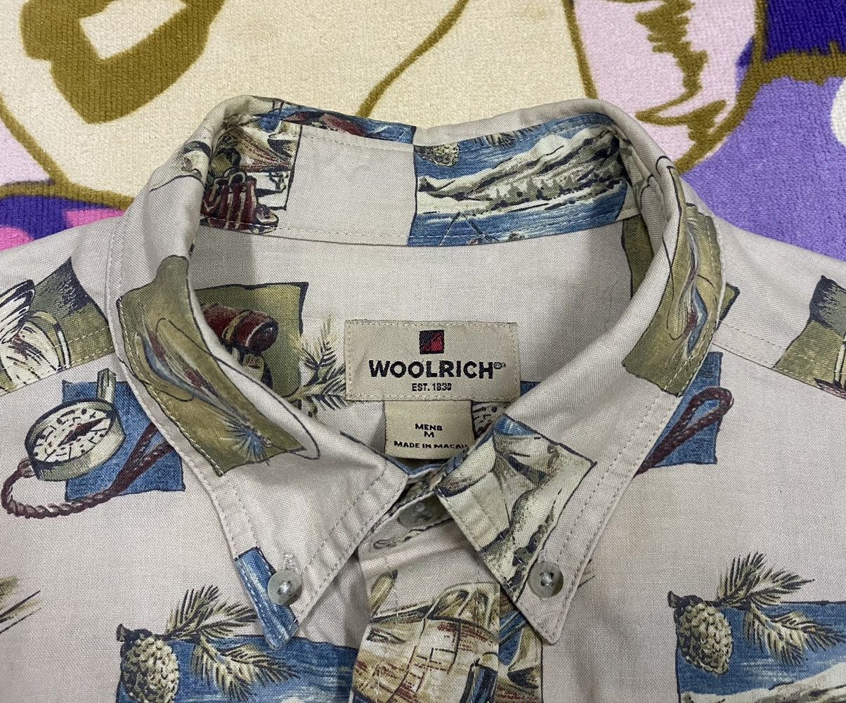 Vintage × Woolrich Woolen Mills WOOLRICH Shirt x Very Rare Design x Art x Made In Macau Size US M / EU 48-50 / 2 - 8 Thumbnail