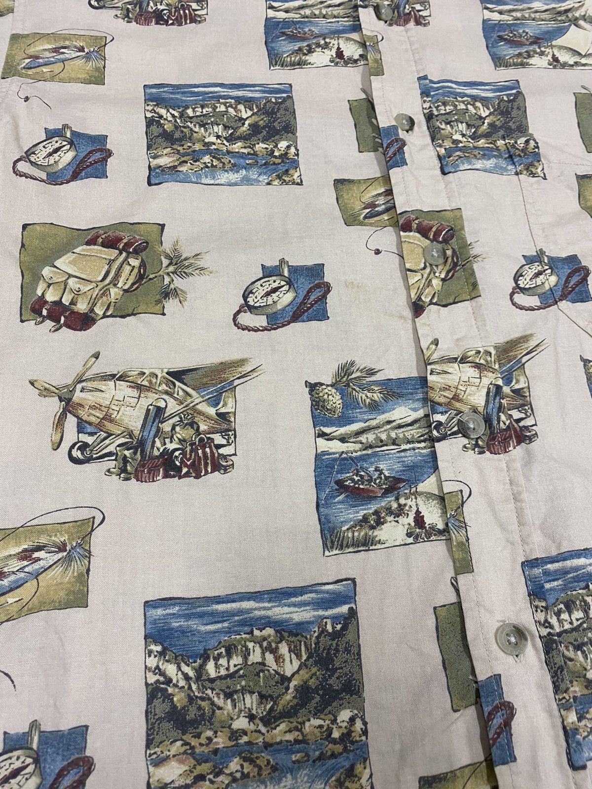 Vintage × Woolrich Woolen Mills WOOLRICH Shirt x Very Rare Design x Art x Made In Macau Size US M / EU 48-50 / 2 - 5 Thumbnail