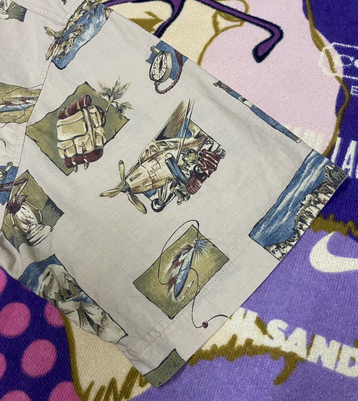 Vintage × Woolrich Woolen Mills WOOLRICH Shirt x Very Rare Design x Art x Made In Macau Size US M / EU 48-50 / 2 - 11 Thumbnail