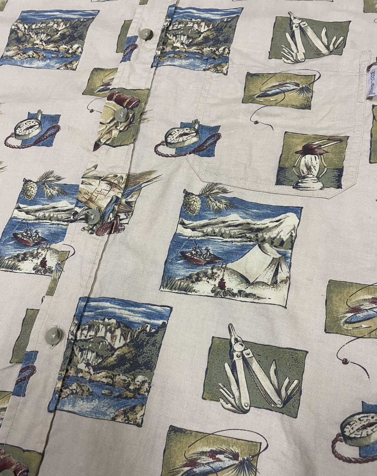 Vintage × Woolrich Woolen Mills WOOLRICH Shirt x Very Rare Design x Art x Made In Macau Size US M / EU 48-50 / 2 - 4 Thumbnail
