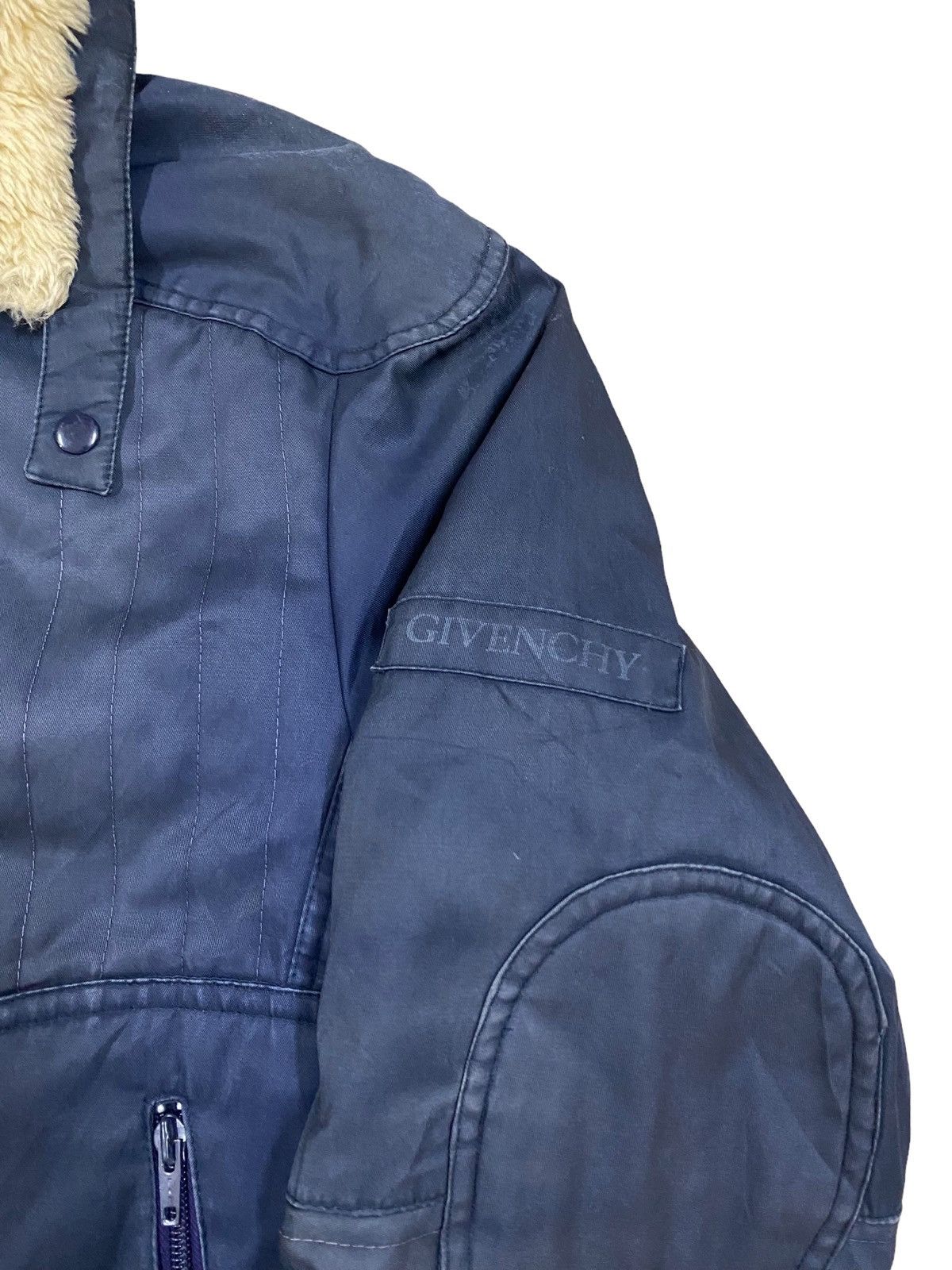 Givenchy Vtg🔥Givenchy Gentleman Sunfaded Riding Jacket Fur Collar Size US M / EU 48-50 / 2 - 5 Thumbnail