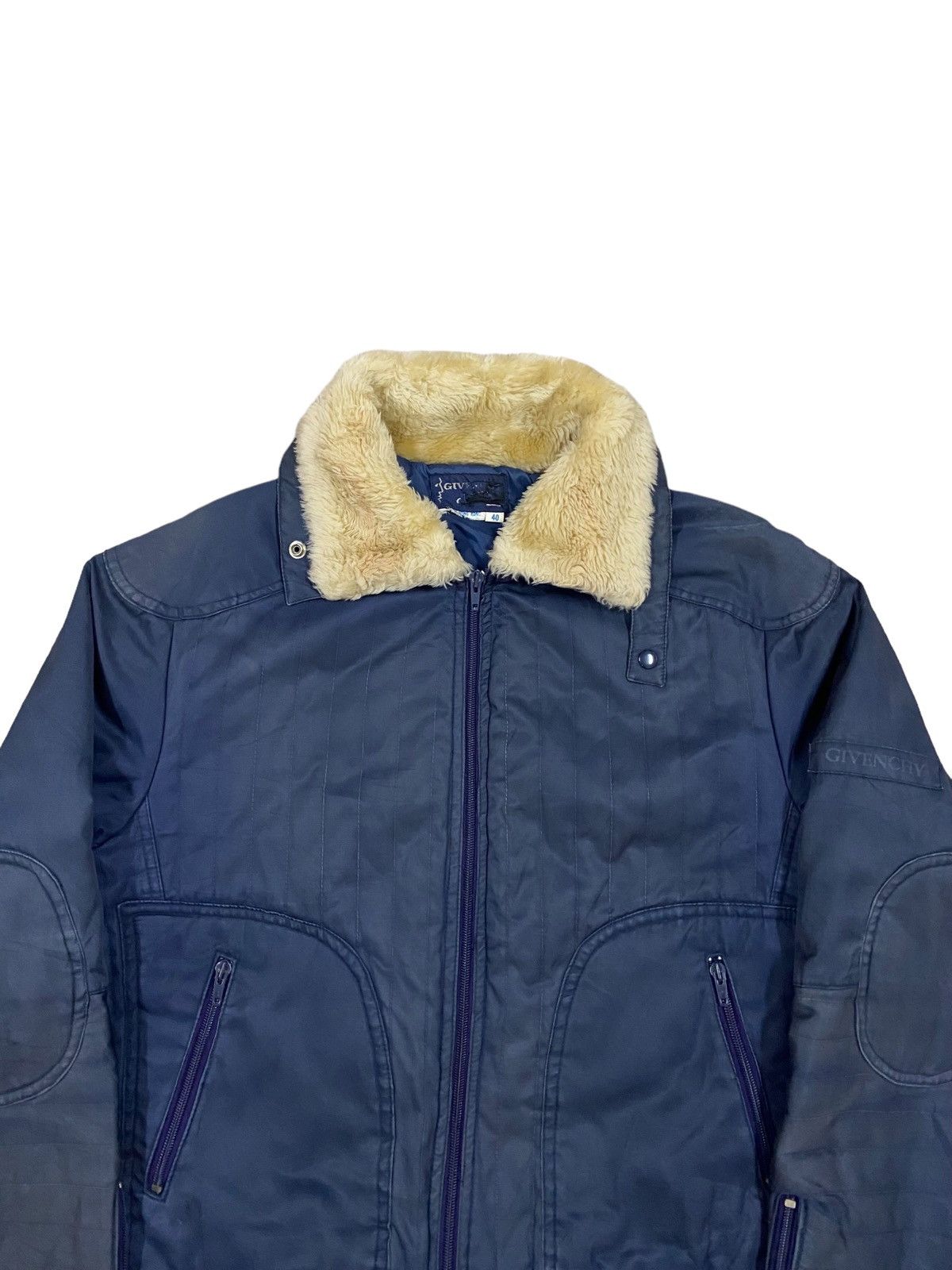 Givenchy Vtg🔥Givenchy Gentleman Sunfaded Riding Jacket Fur Collar Size US M / EU 48-50 / 2 - 6 Thumbnail