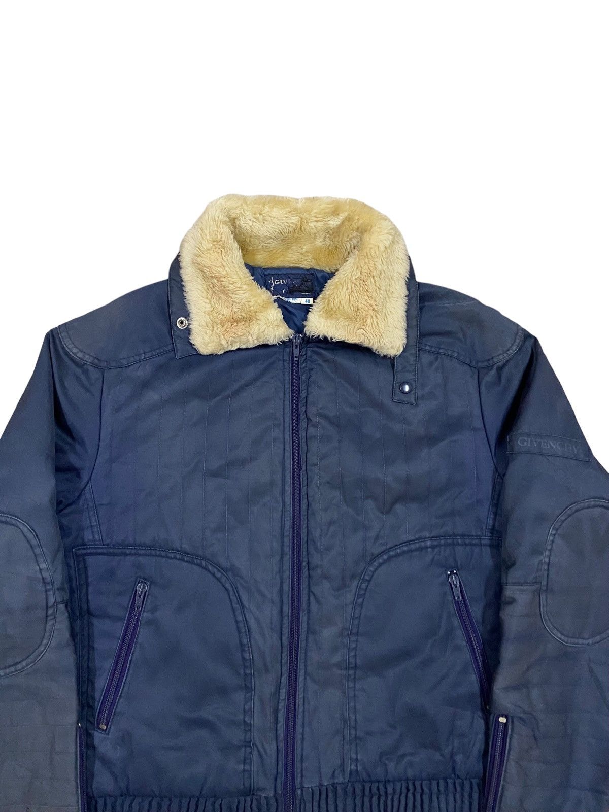 Givenchy Vtg🔥Givenchy Gentleman Sunfaded Riding Jacket Fur Collar Size US M / EU 48-50 / 2 - 3 Thumbnail