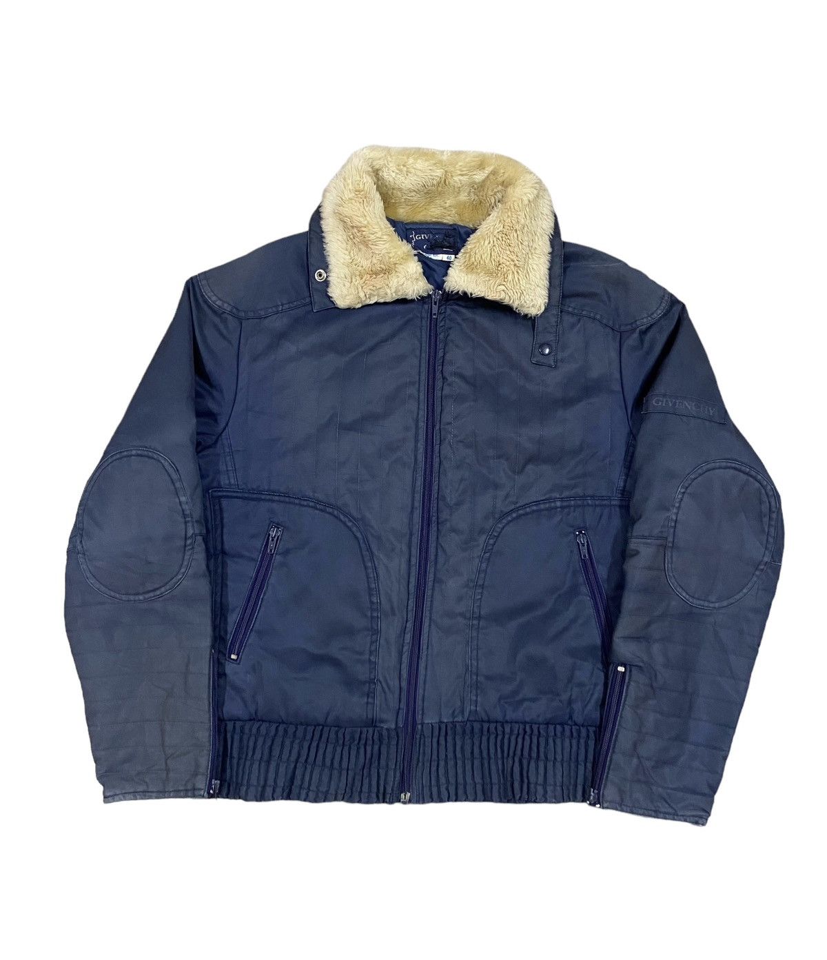 Givenchy Vtg🔥Givenchy Gentleman Sunfaded Riding Jacket Fur Collar Size US M / EU 48-50 / 2 - 1 Thumbnail