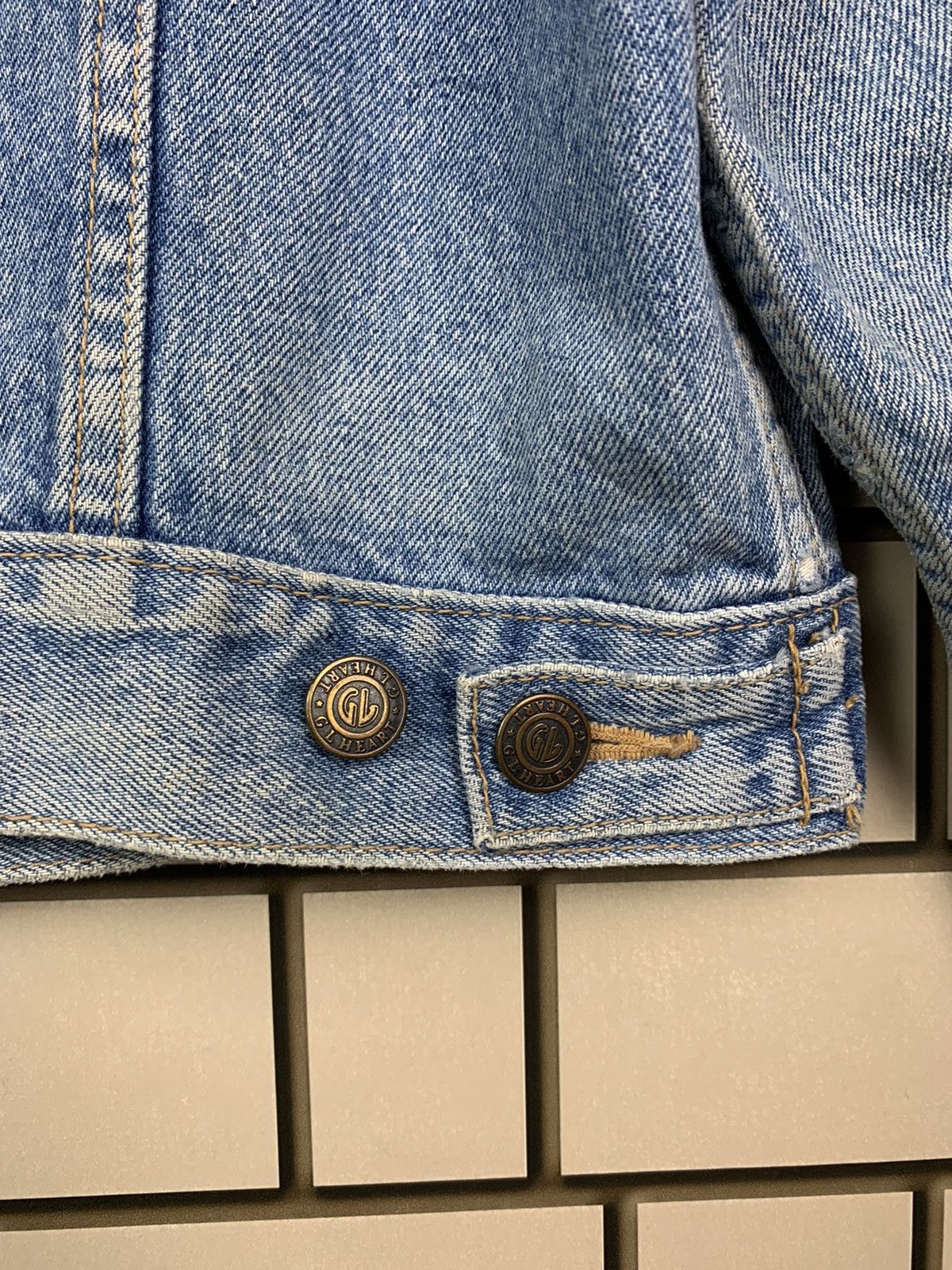 Japanese Brand × Vintage Vintage Japanese Brand GL Heart Denim Jacket Size US L / EU 52-54 / 3 - 15 Thumbnail