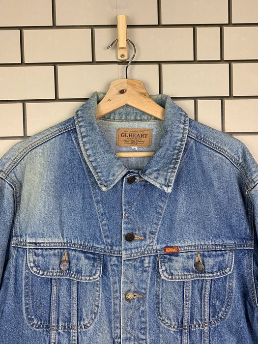 Vintage Vintage Japanese Brand GL Heart Denim Jacket | Grailed