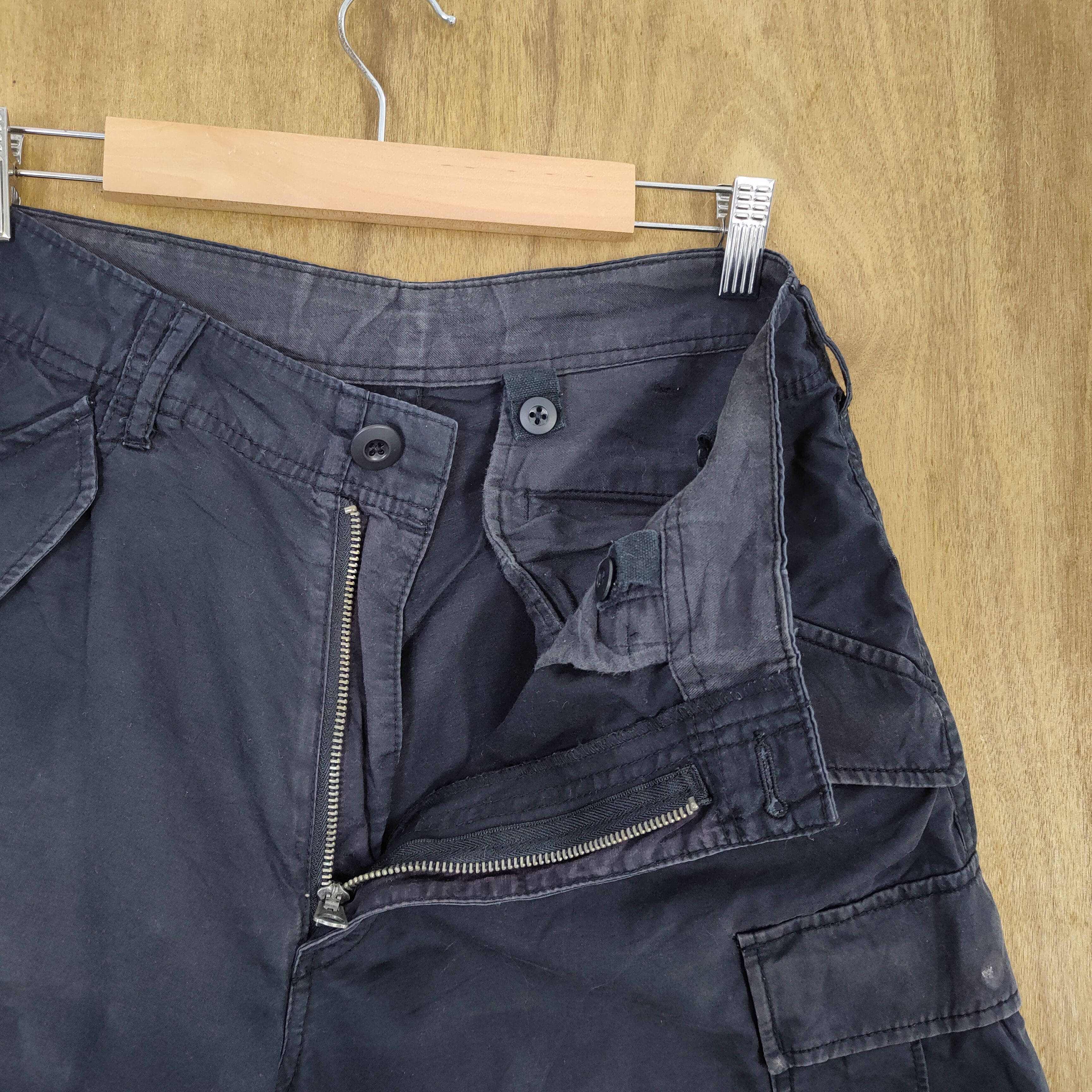 Japanese Brand GREEN LABEL FADED MULTIPOCKET BAGGY CARGO PANTS Size US 30 / EU 46 - 13 Thumbnail