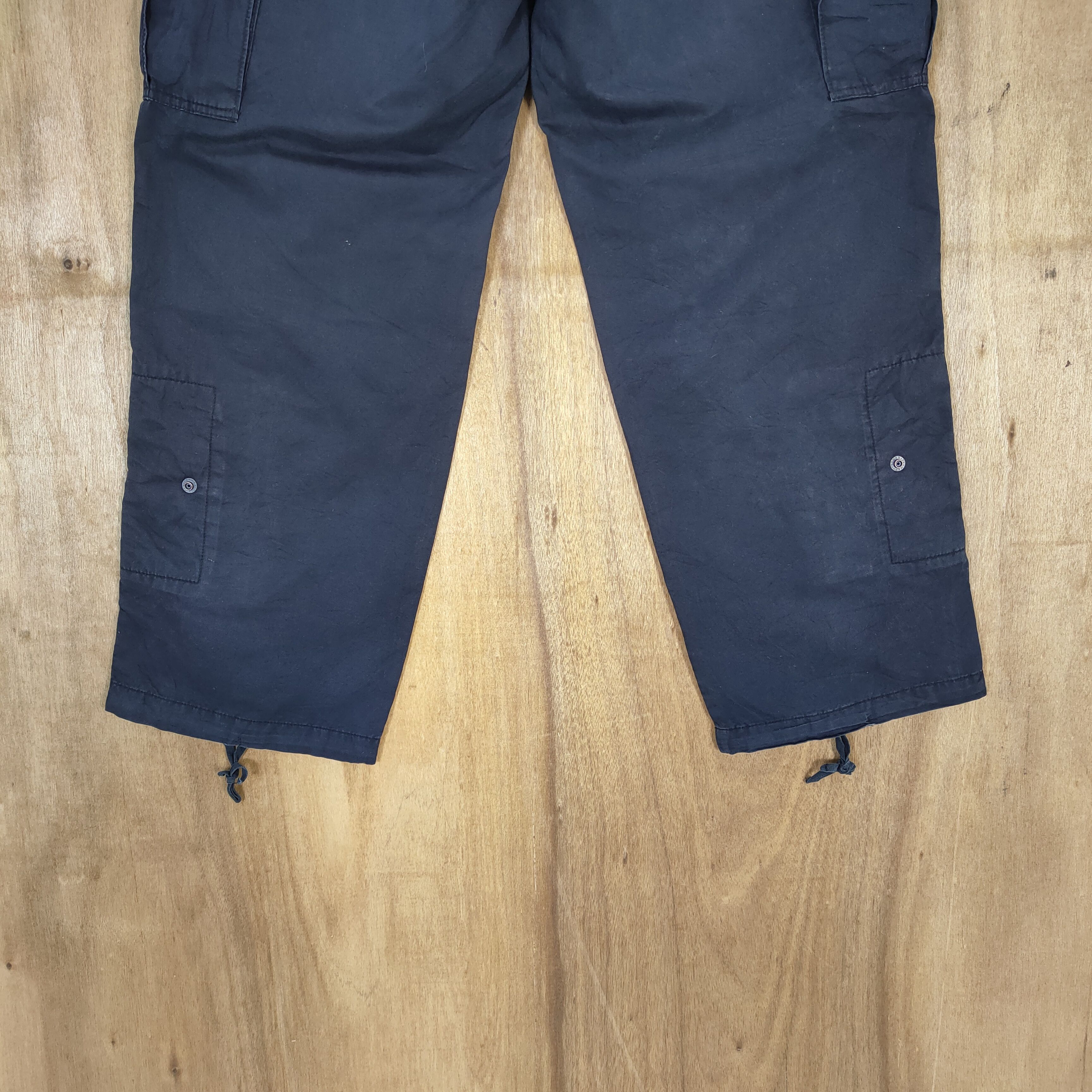 Japanese Brand GREEN LABEL FADED MULTIPOCKET BAGGY CARGO PANTS Size US 30 / EU 46 - 12 Thumbnail
