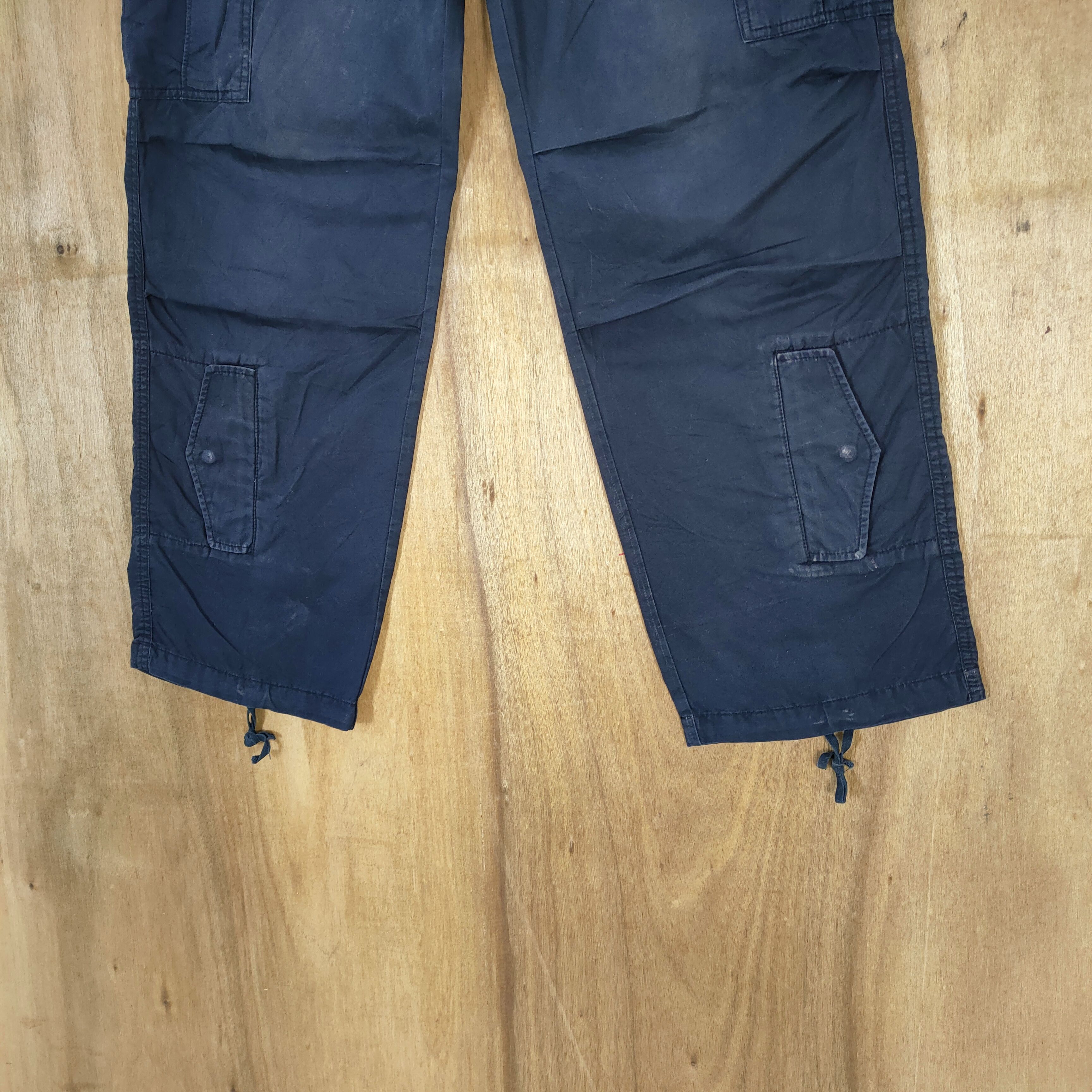 Japanese Brand GREEN LABEL FADED MULTIPOCKET BAGGY CARGO PANTS Size US 30 / EU 46 - 8 Thumbnail