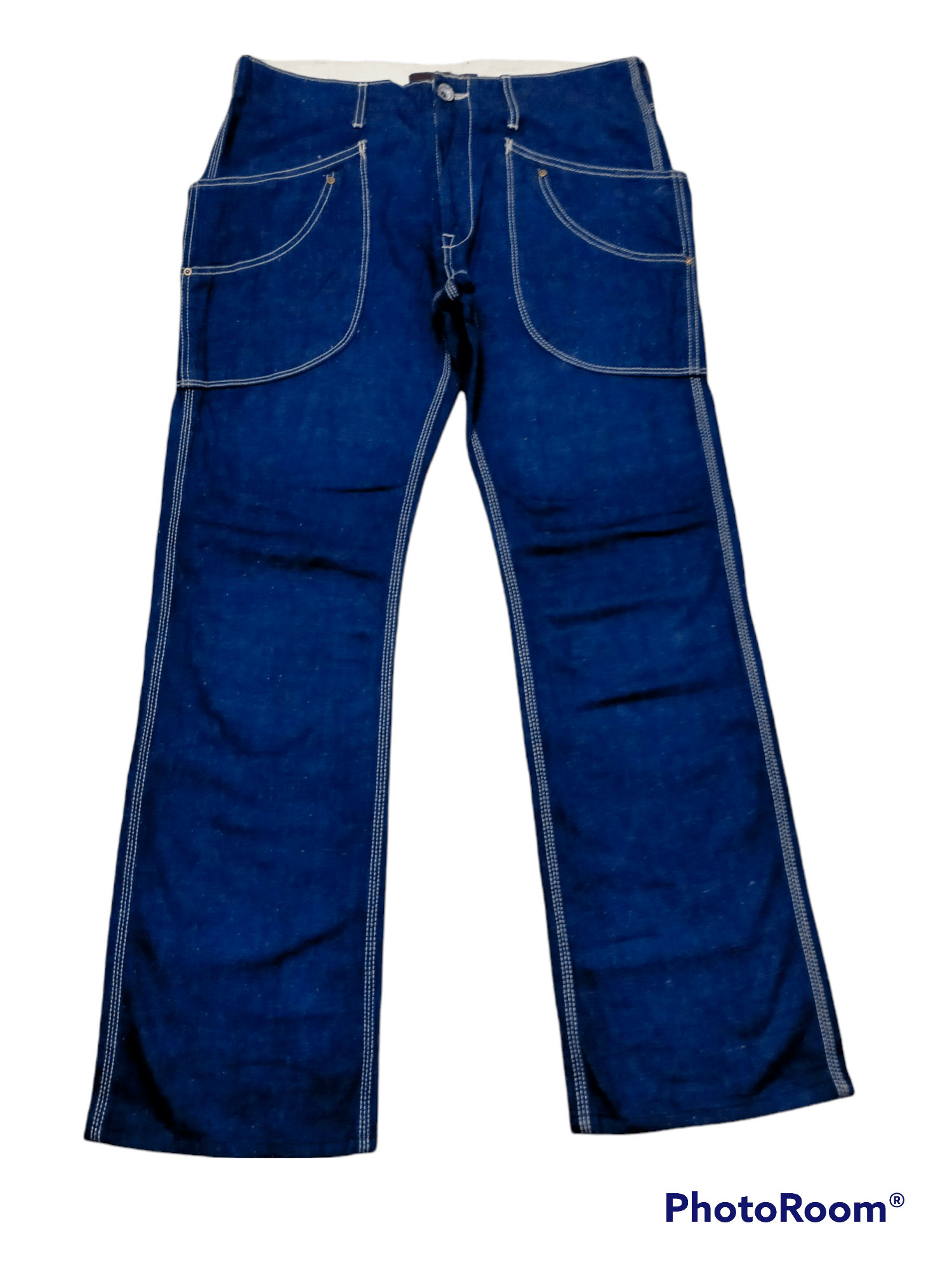Japanese Brand Blue way Denim pants Size US 34 / EU 50 - 5 Thumbnail