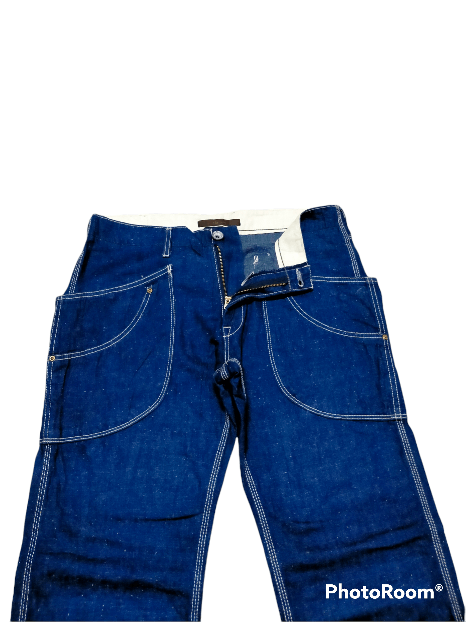 Japanese Brand Blue way Denim pants Size US 34 / EU 50 - 8 Thumbnail