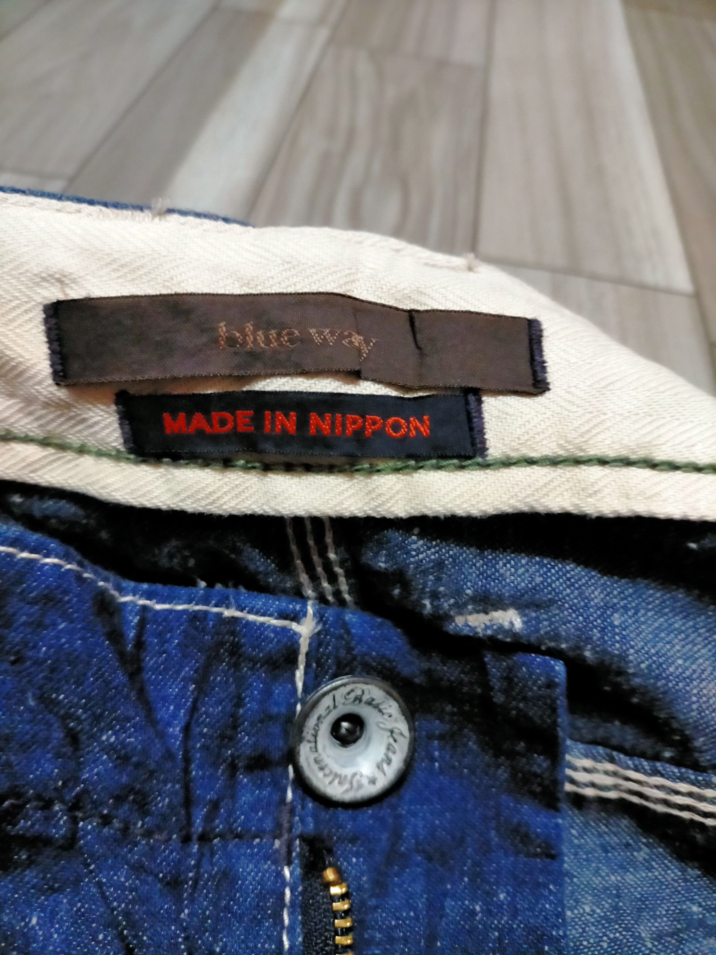 Japanese Brand Blue way Denim pants Size US 34 / EU 50 - 9 Thumbnail