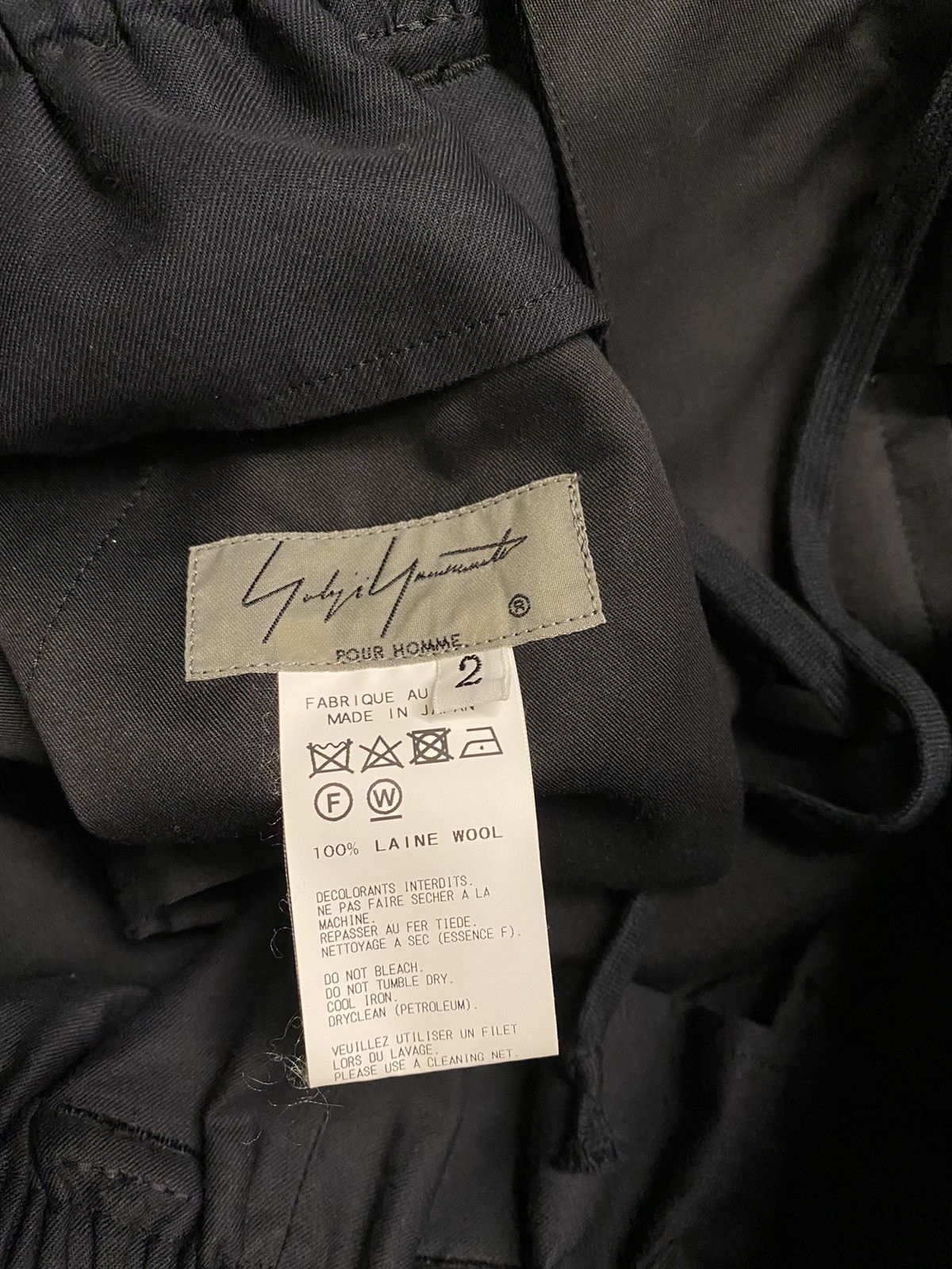 Yohji Yamamoto SS18 Zippers trousers Size US 31 - 3 Thumbnail