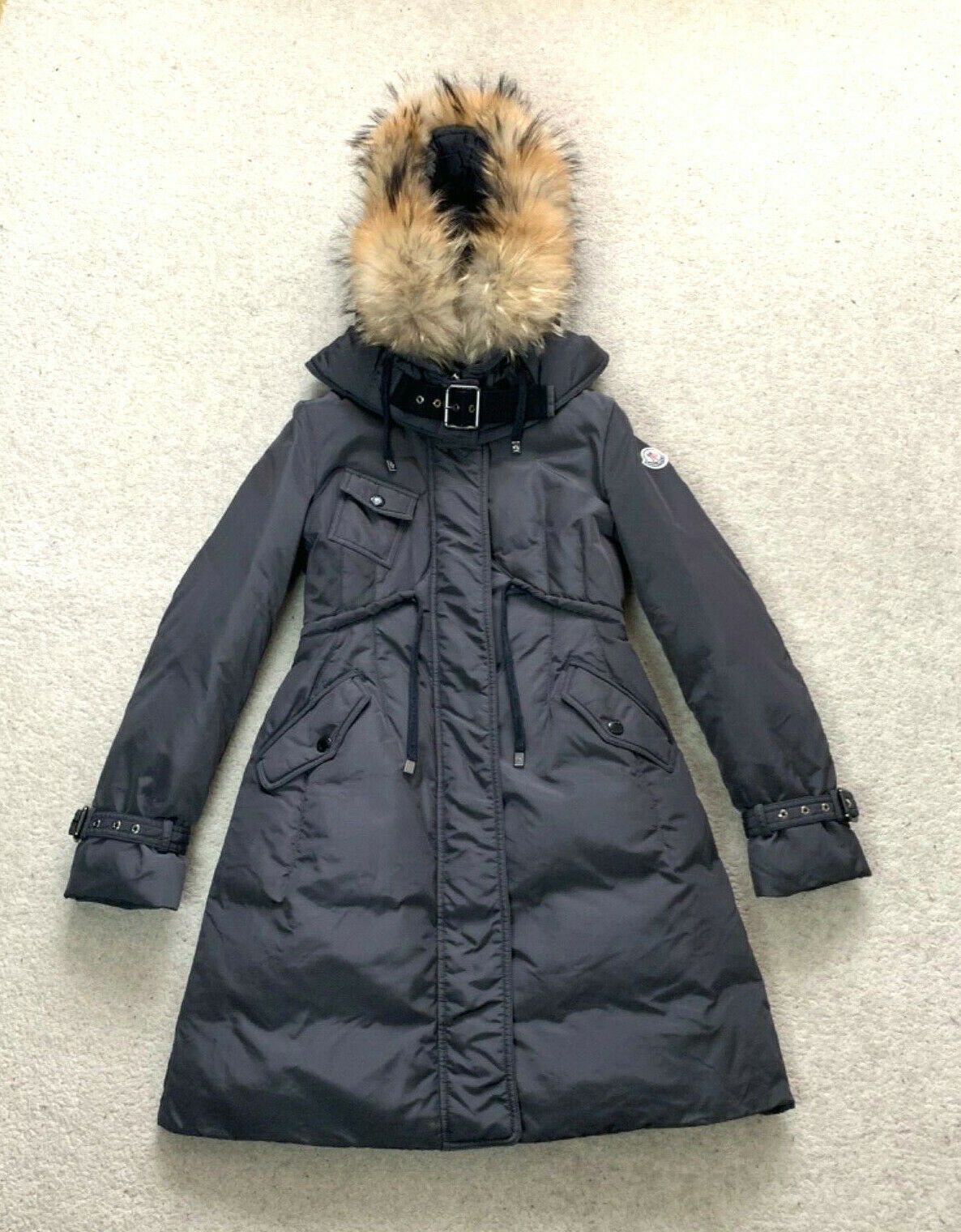 Moncler Women's MONCLER PHALANGERE Down Jacket Coat Parka SZ 0 XS