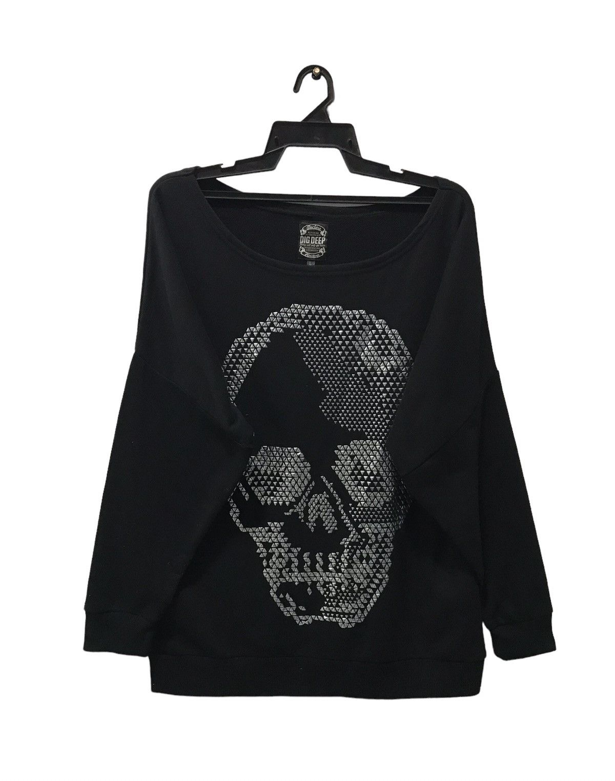 Japanese Brand BIG DEEP BIG LOGO SKULL SWEATSHIRT Size US L / EU 52-54 / 3 - 1 Thumbnail