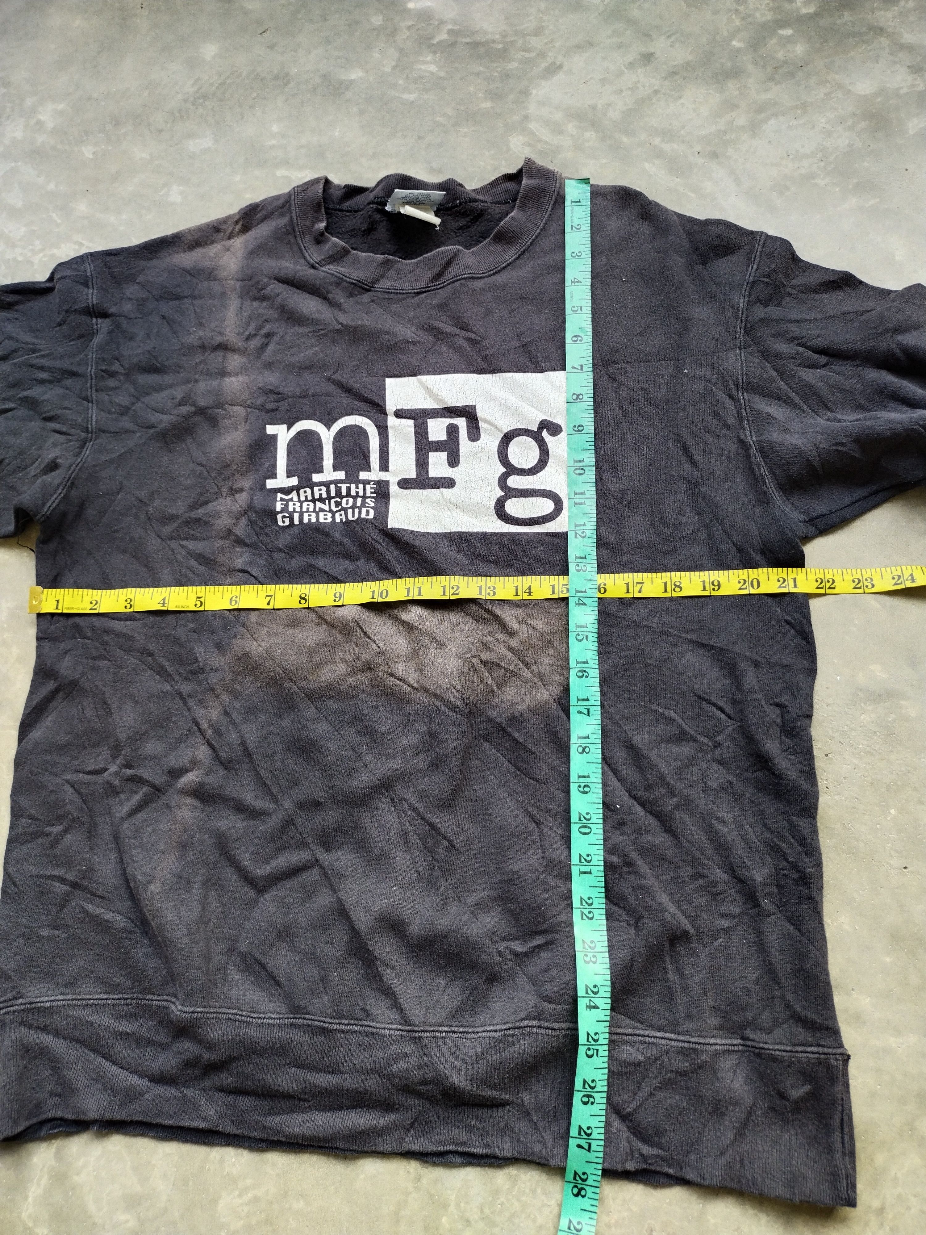 Marithe + Francois Girbaud × Vintage VTG Marithe Francois Girbaud Faded Sweatshirt Size US M / EU 48-50 / 2 - 17 Thumbnail