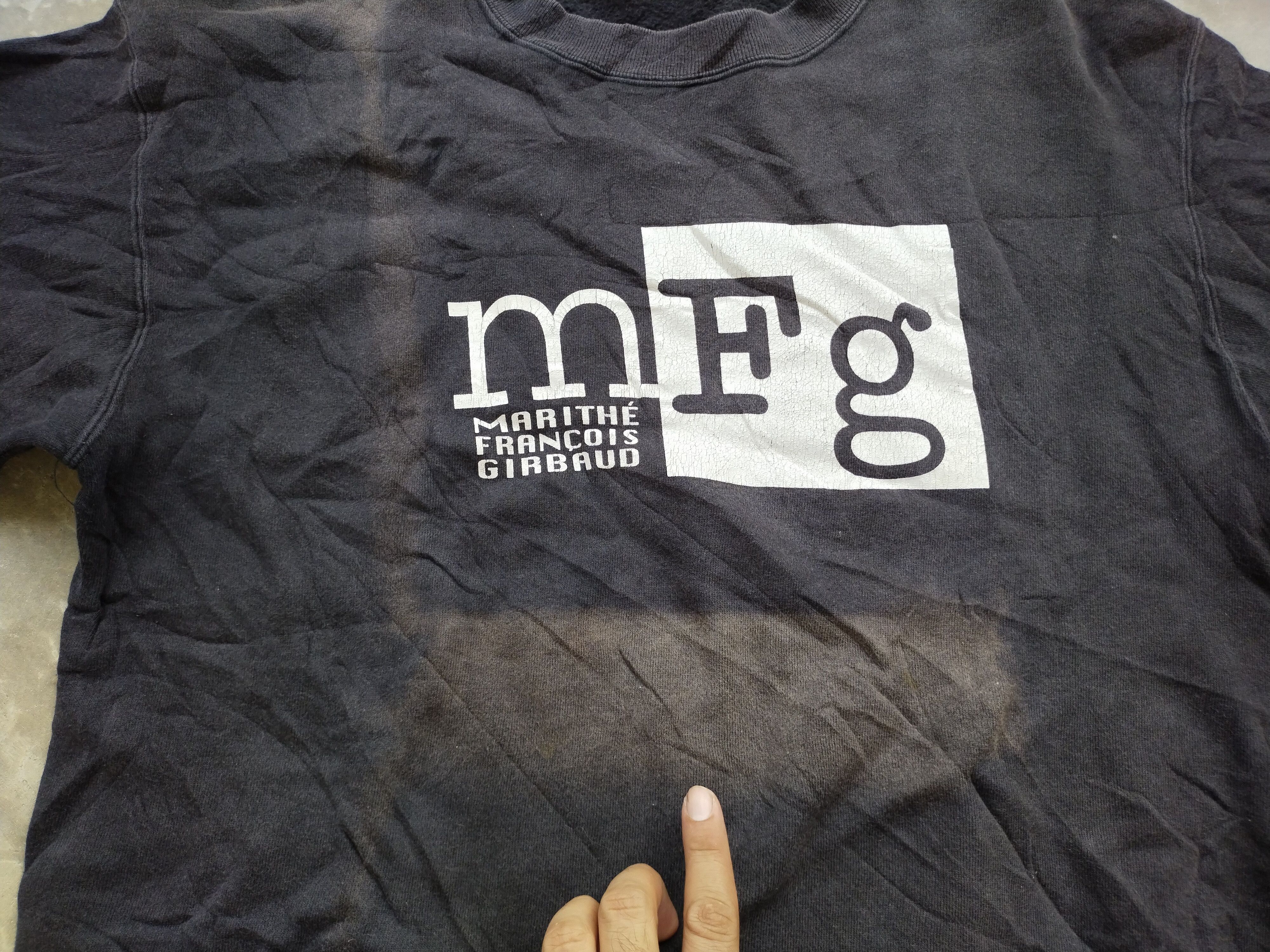 Marithe + Francois Girbaud × Vintage VTG Marithe Francois Girbaud Faded Sweatshirt Size US M / EU 48-50 / 2 - 7 Thumbnail