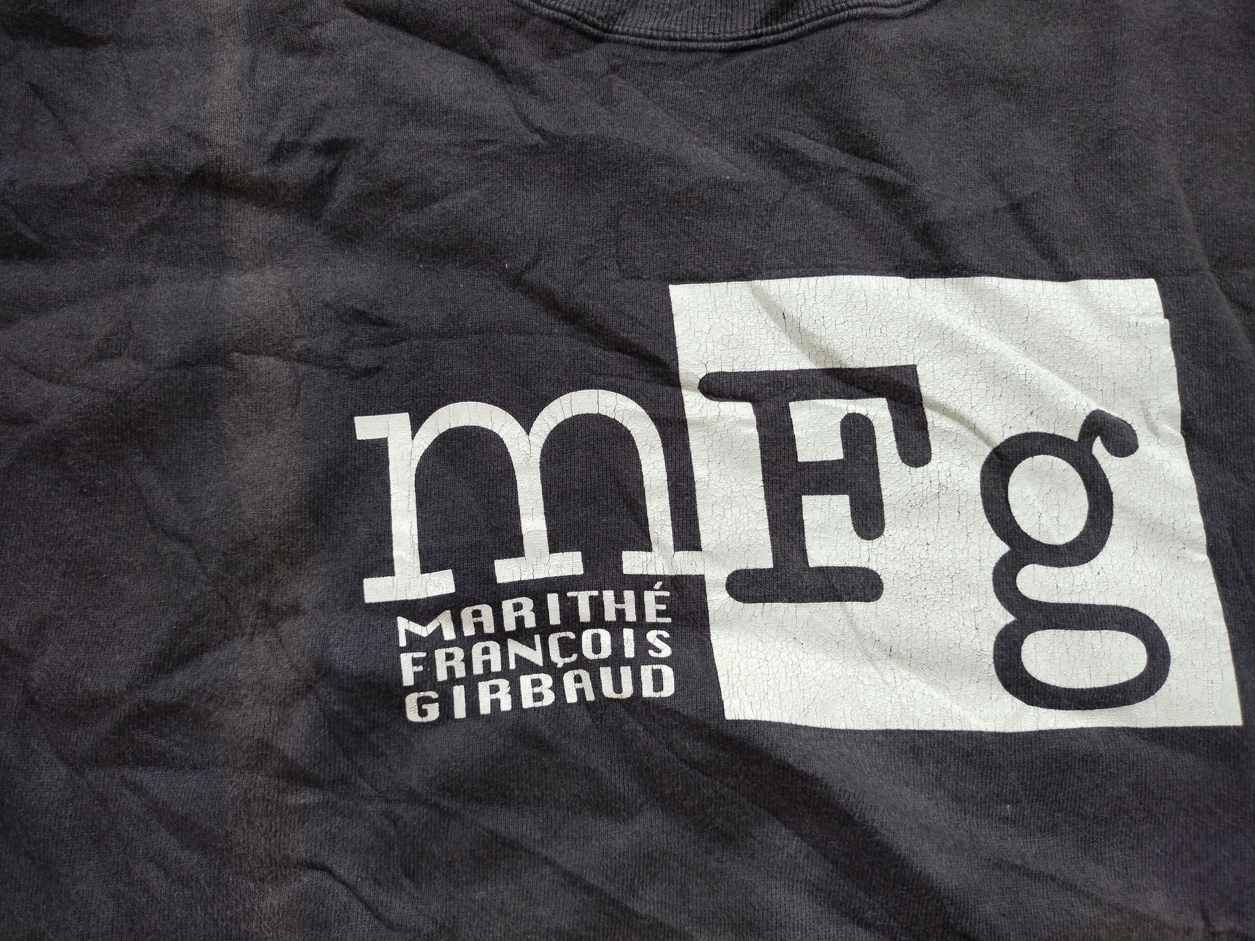 Marithe + Francois Girbaud × Vintage VTG Marithe Francois Girbaud Faded Sweatshirt Size US M / EU 48-50 / 2 - 8 Thumbnail
