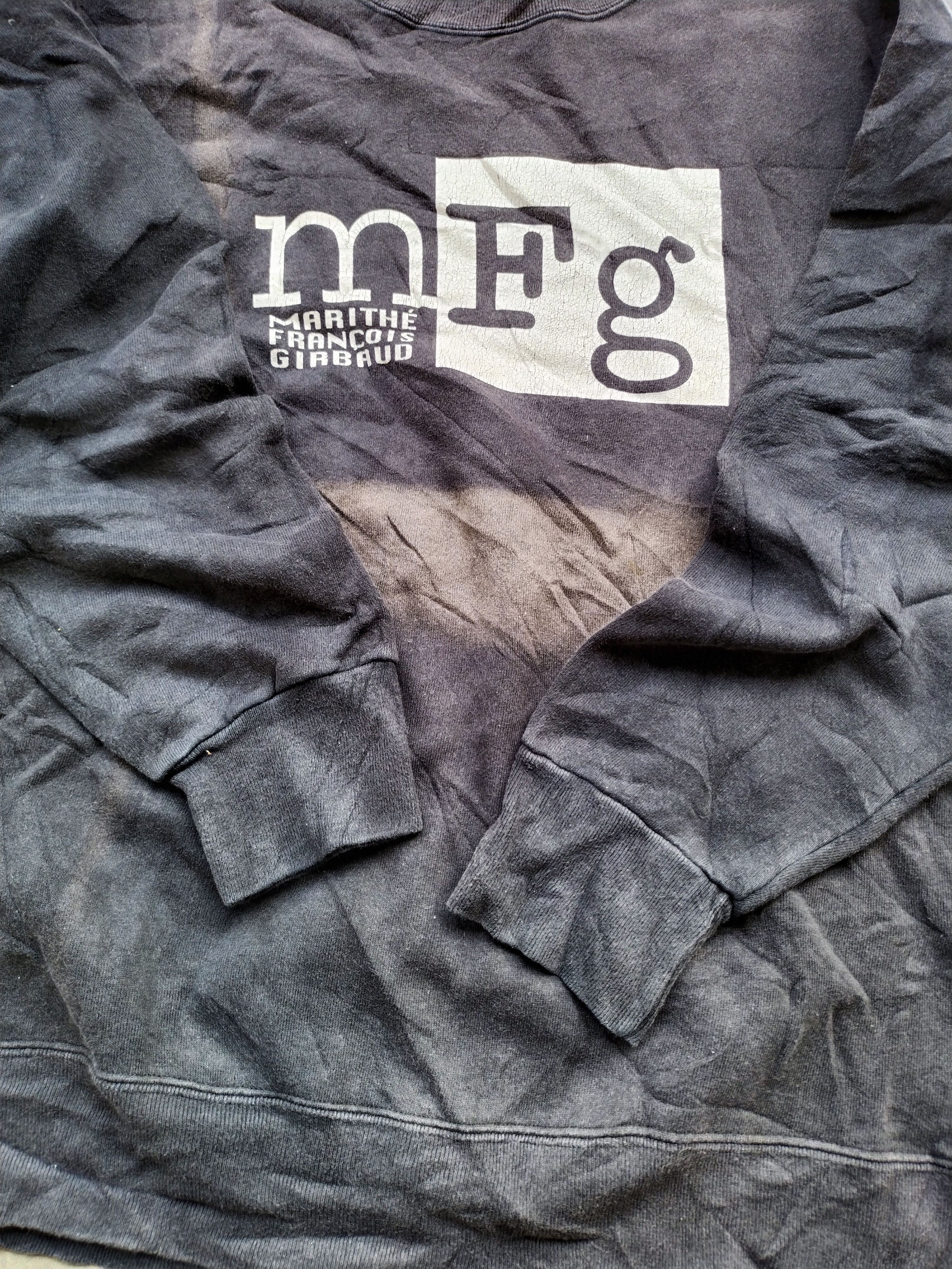 Marithe + Francois Girbaud × Vintage VTG Marithe Francois Girbaud Faded Sweatshirt Size US M / EU 48-50 / 2 - 4 Thumbnail
