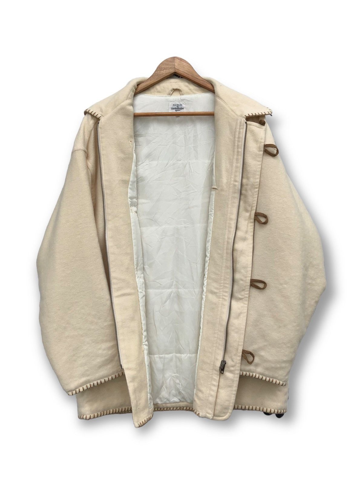 Jean Charles De Castelbajac 🔥Vintage Jean Charles de Castelbajac Wool Duffle Jacket Size US XL / EU 56 / 4 - 3 Thumbnail