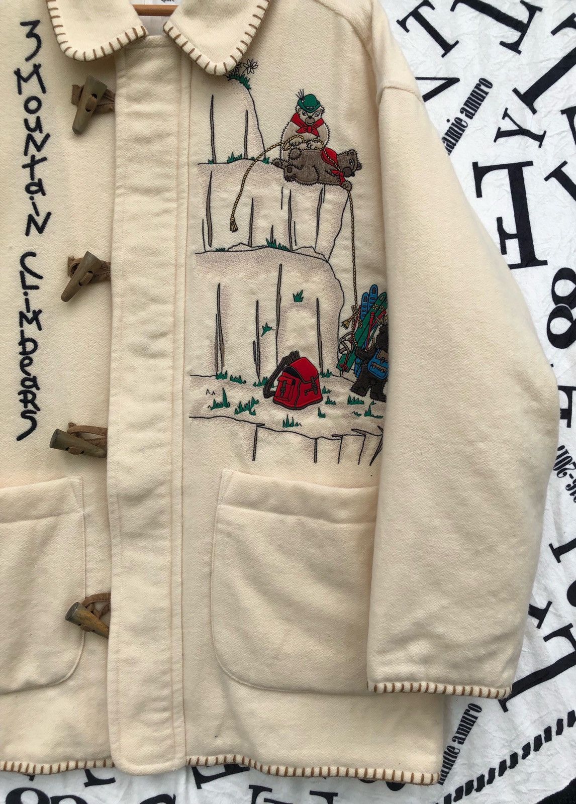 Jean Charles De Castelbajac 🔥Vintage Jean Charles de Castelbajac Wool Duffle Jacket Size US XL / EU 56 / 4 - 9 Thumbnail