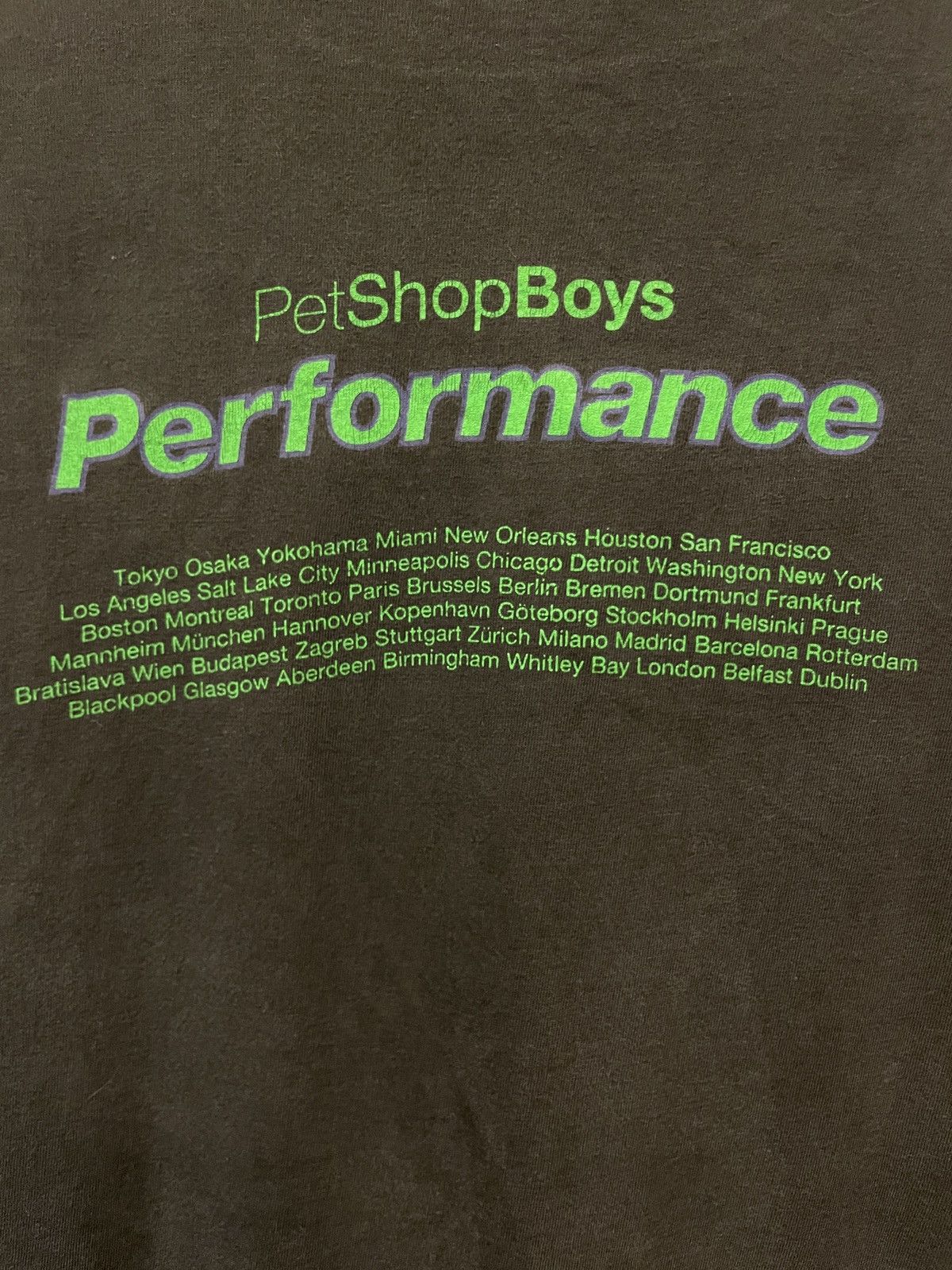 Band Tees Vintage Pet Shop Boys Performance tour shirt Size US L / EU 52-54 / 3 - 5 Thumbnail