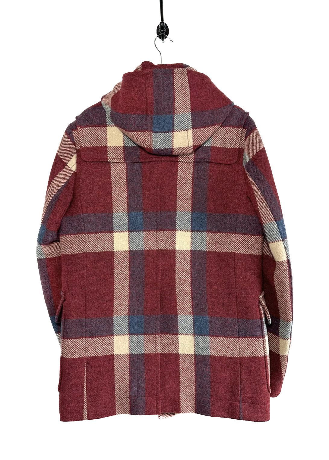 Dsquared2 Dsquared2 Red Checkered Amovible Shearling Duffle Coat Size US S / EU 44-46 / 1 - 2 Thumbnail