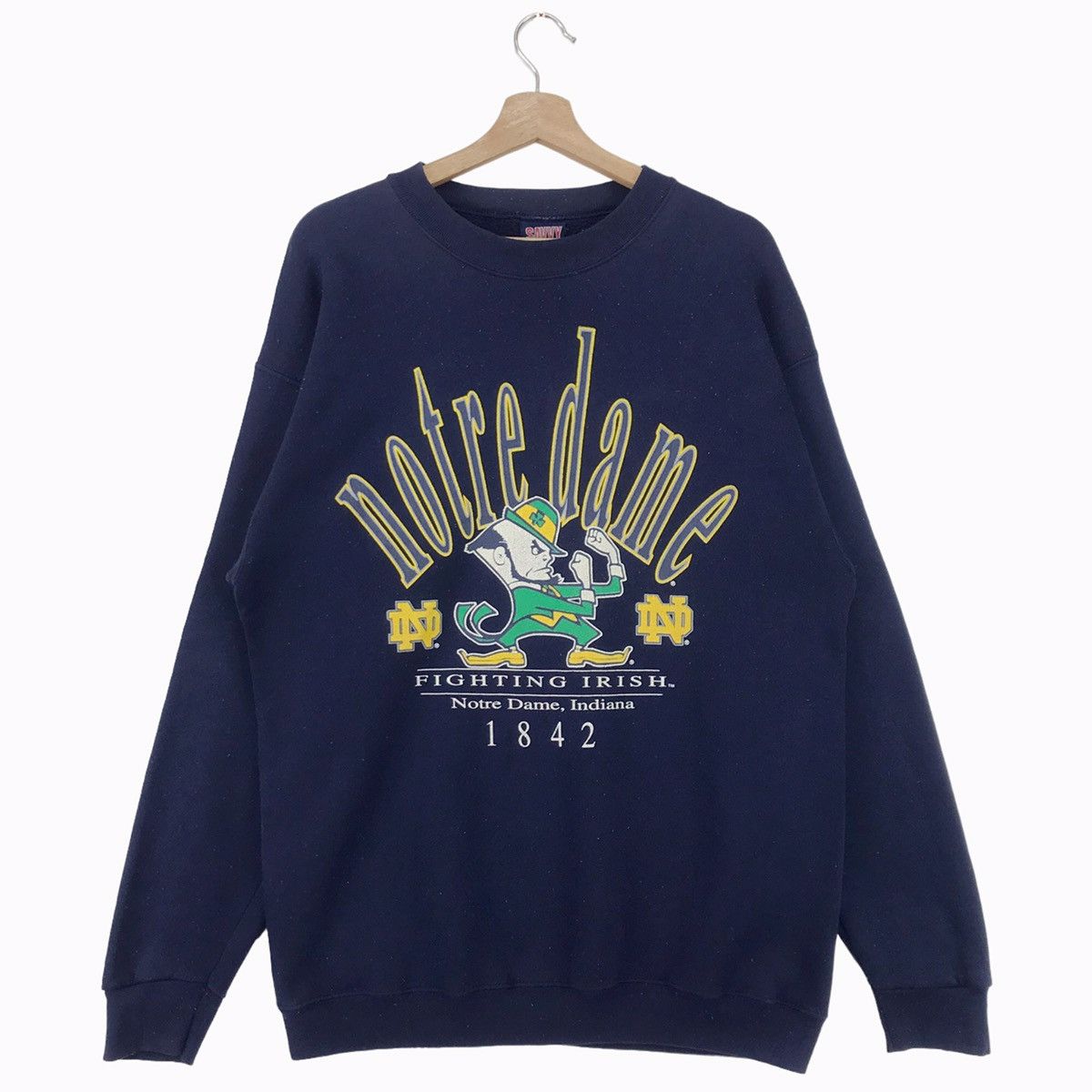 Vintage 90’s University Of Notre Dame Sweatshirts Size US M / EU 48-50 / 2 - 1 Thumbnail