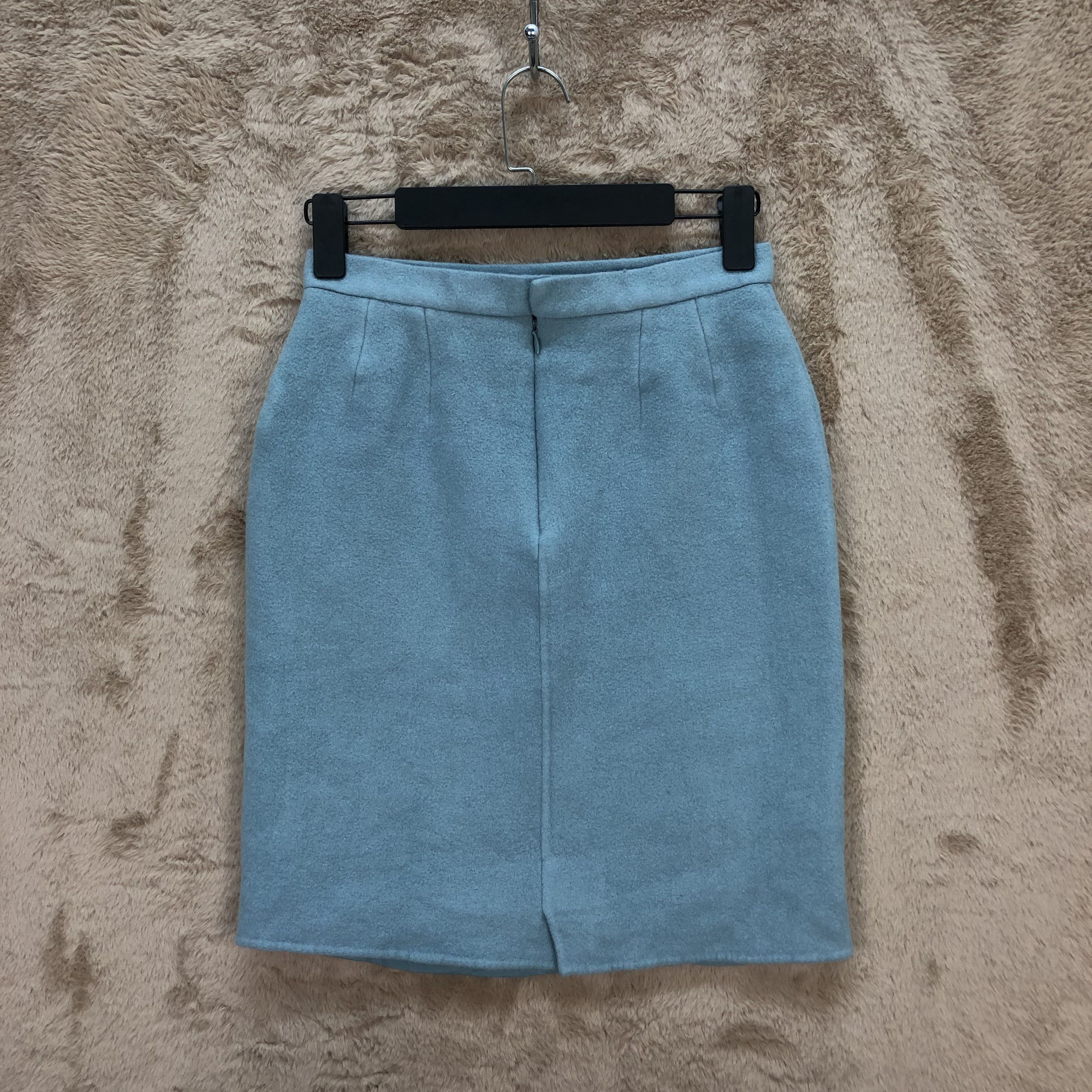 Burberry VINTAGE BURBERRYS WOOL SKIRTS #5643-201 Size 26" / US 2 / IT 38 - 8 Thumbnail