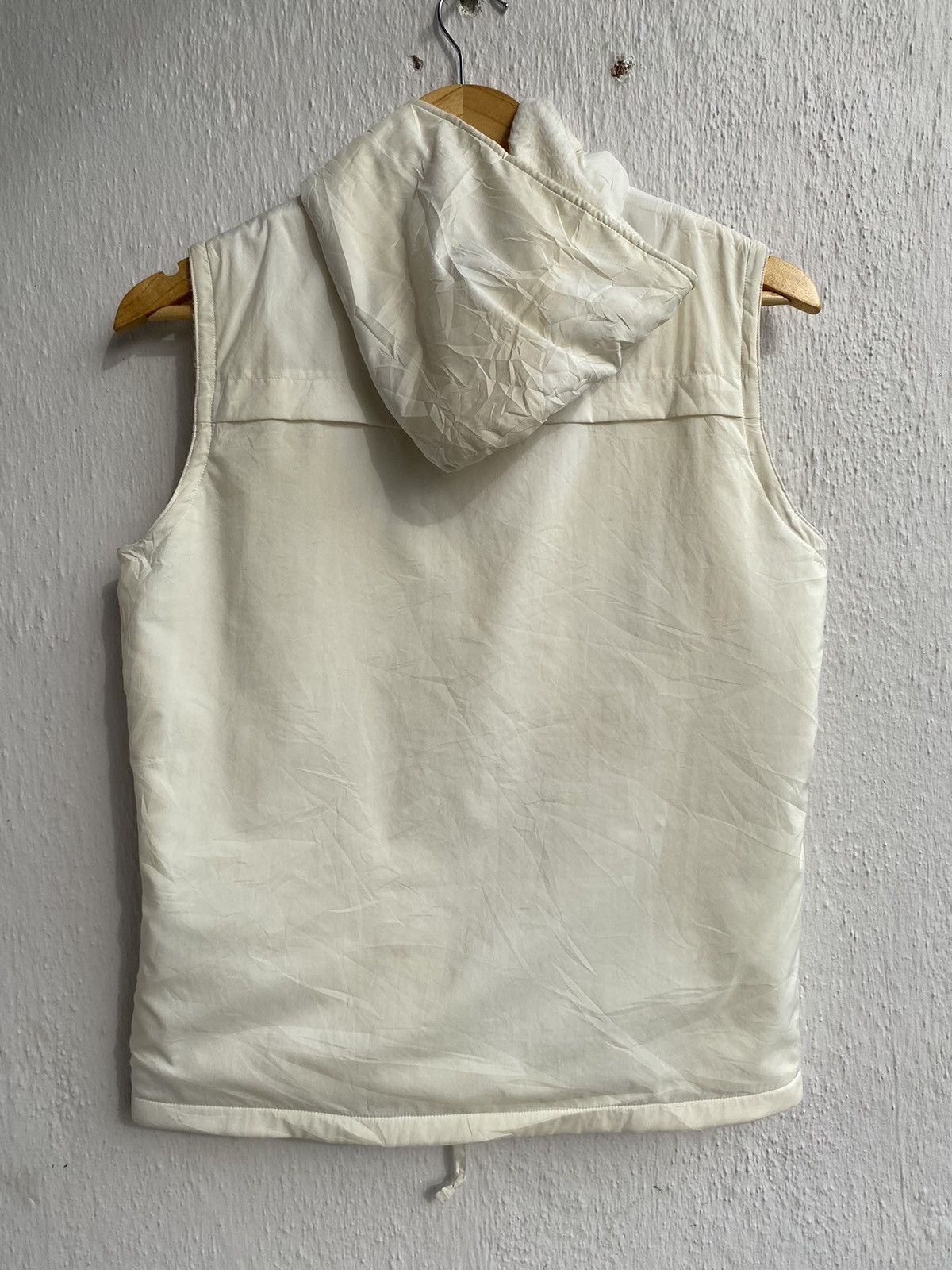 Japanese Brand Vintage Michel Klein Hoodie Vest Pearl White Zip-Up Size US S / EU 44-46 / 1 - 9 Thumbnail
