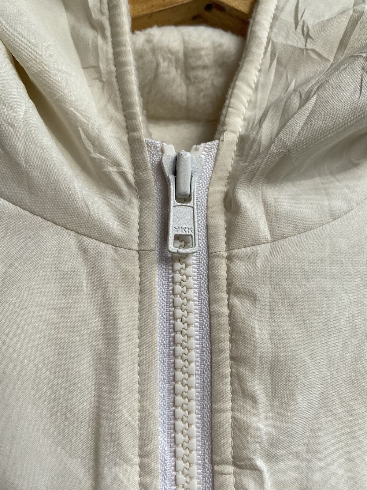 Japanese Brand Vintage Michel Klein Hoodie Vest Pearl White Zip-Up Size US S / EU 44-46 / 1 - 3 Thumbnail