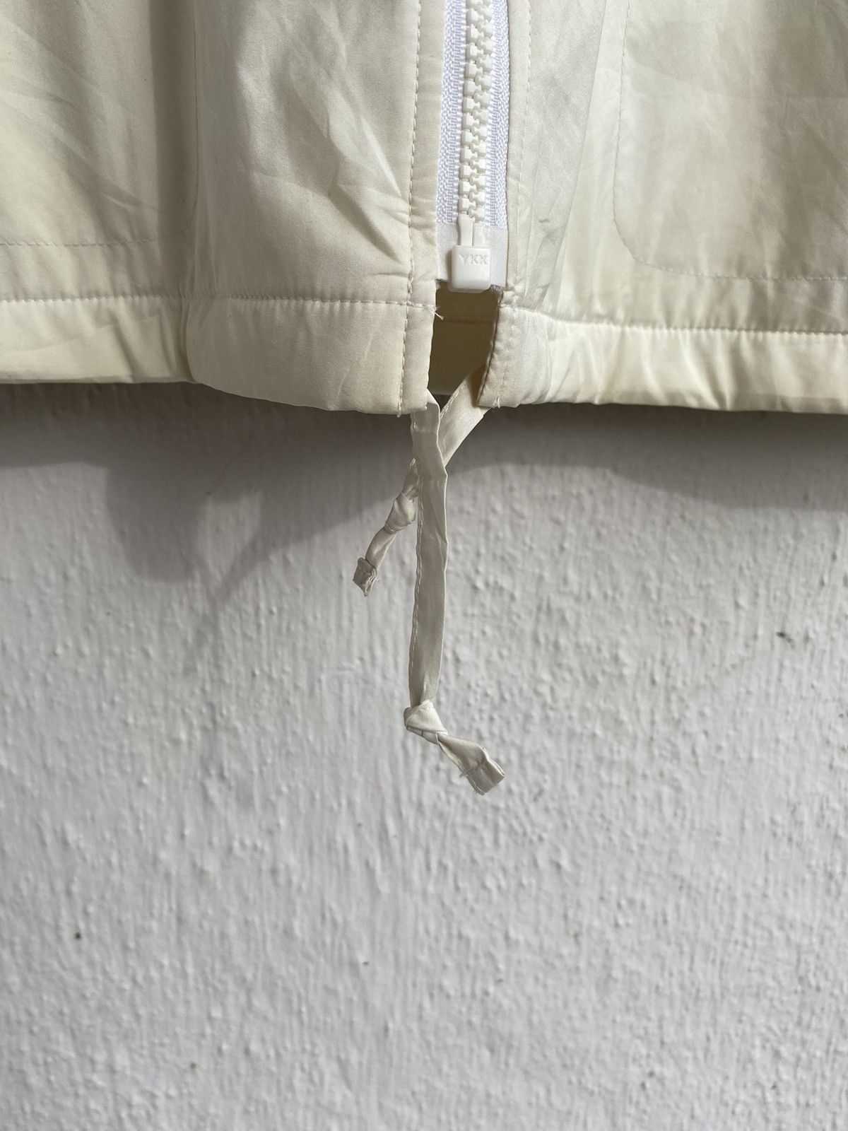 Japanese Brand Vintage Michel Klein Hoodie Vest Pearl White Zip-Up Size US S / EU 44-46 / 1 - 5 Thumbnail
