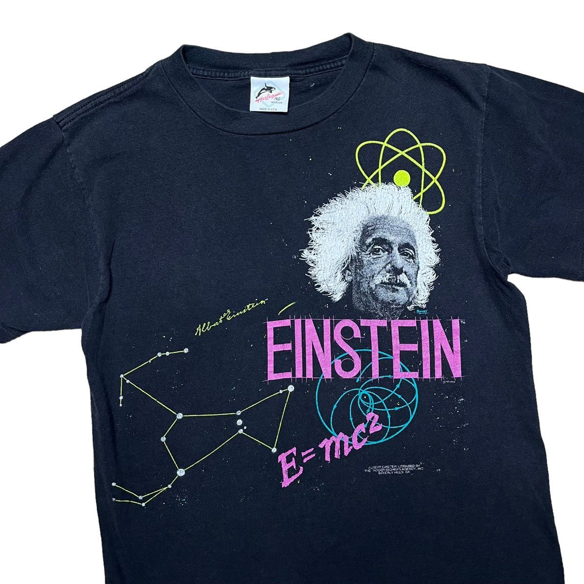 Maglietta Donna Albert Einstein Go Away Stupid - T-Shirt In Cotone Ring Spun 100% - Regular Fit Girocollo (S/M/L)