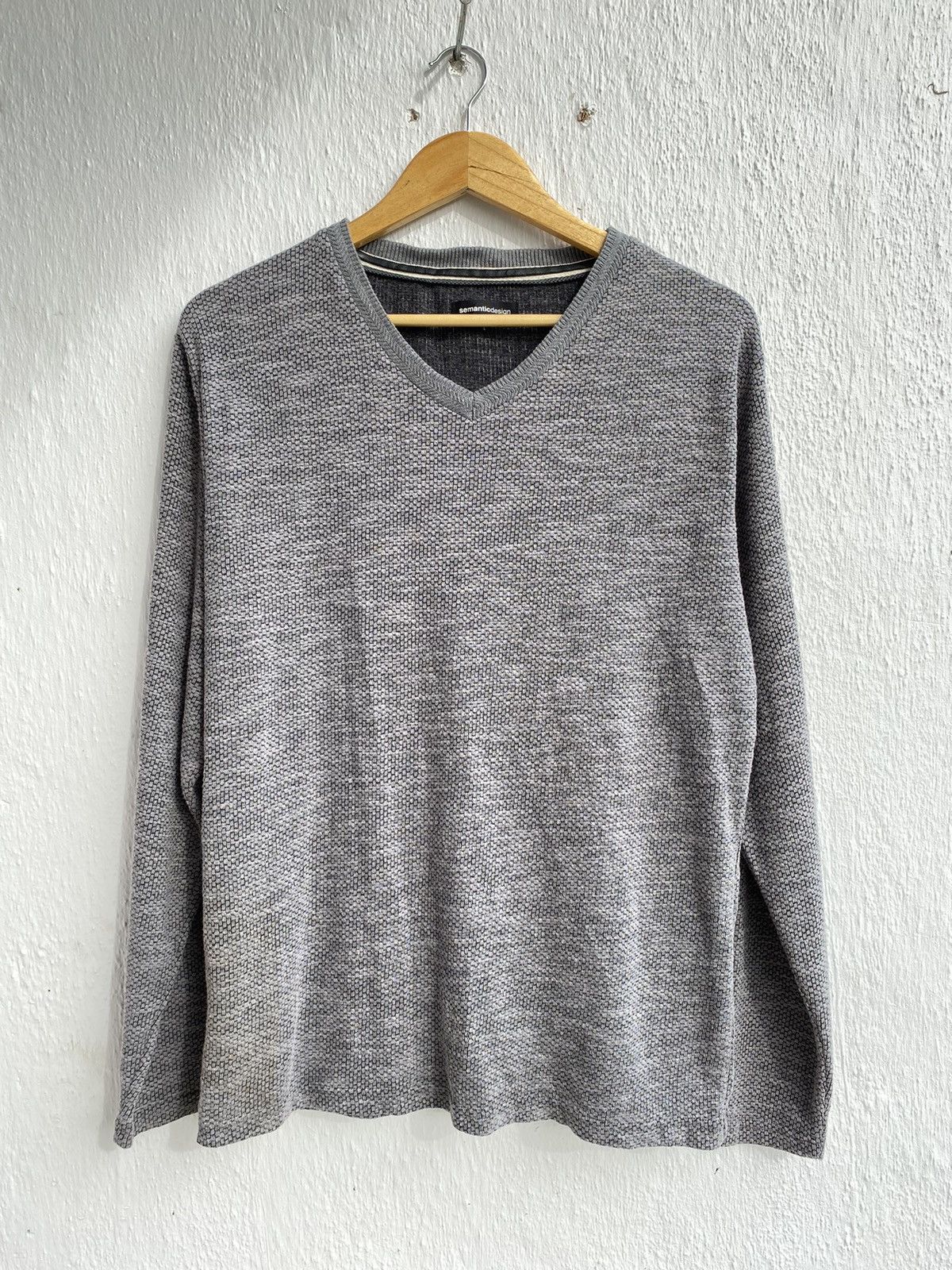 In The Attic × Vintage Vintage Semantic Design Long Sleeve Plain Size US L / EU 52-54 / 3 - 1 Thumbnail