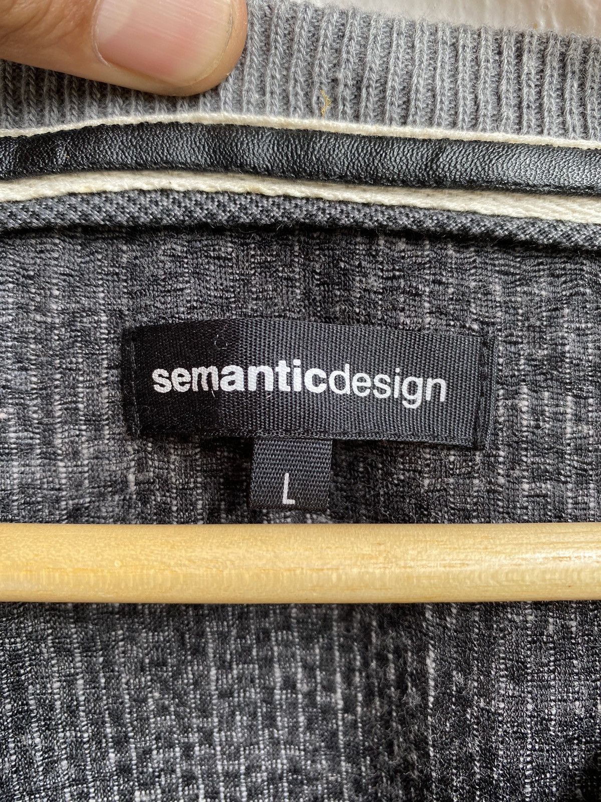 In The Attic × Vintage Vintage Semantic Design Long Sleeve Plain Size US L / EU 52-54 / 3 - 3 Thumbnail