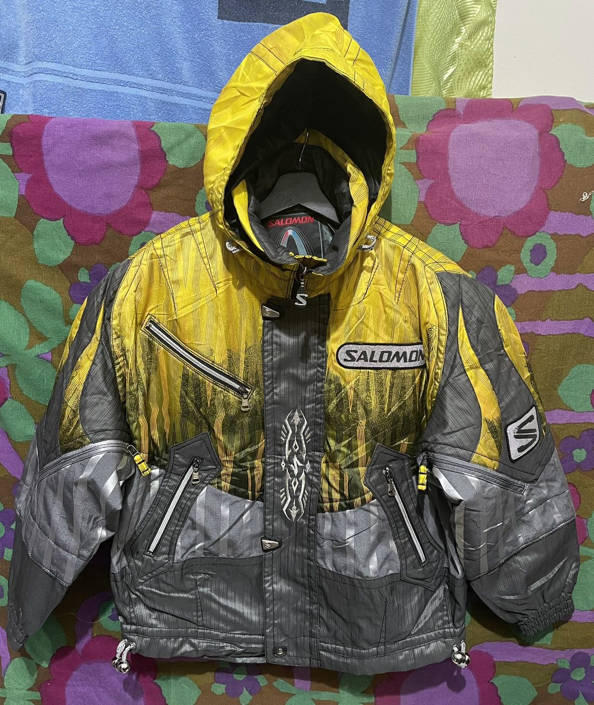 Japanese Brand Rare Vintage Salomon Winter Jackets With Hoodie Size US M / EU 48-50 / 2 - 2 Thumbnail