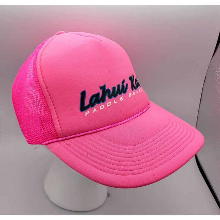 Otto Lahui Kai Paddle Boards Hot Neon Pink Trucker Cap Otto Hat | Grailed