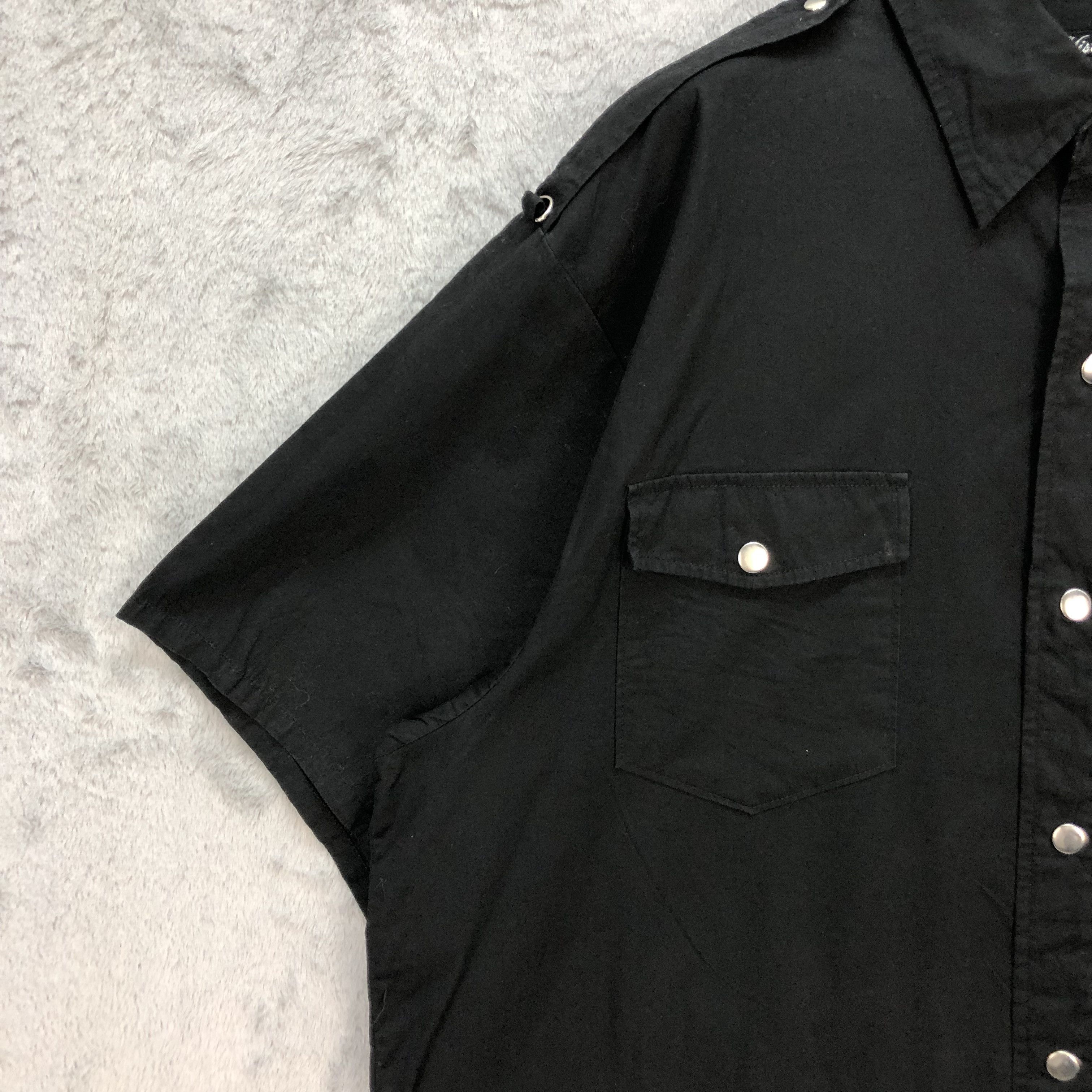 Band Tees CRASS - YOU'RE ALREADY DEAD BUTTON & ZIPPER SHIRT #5622-194 Size US XXL / EU 58 / 5 - 7 Thumbnail