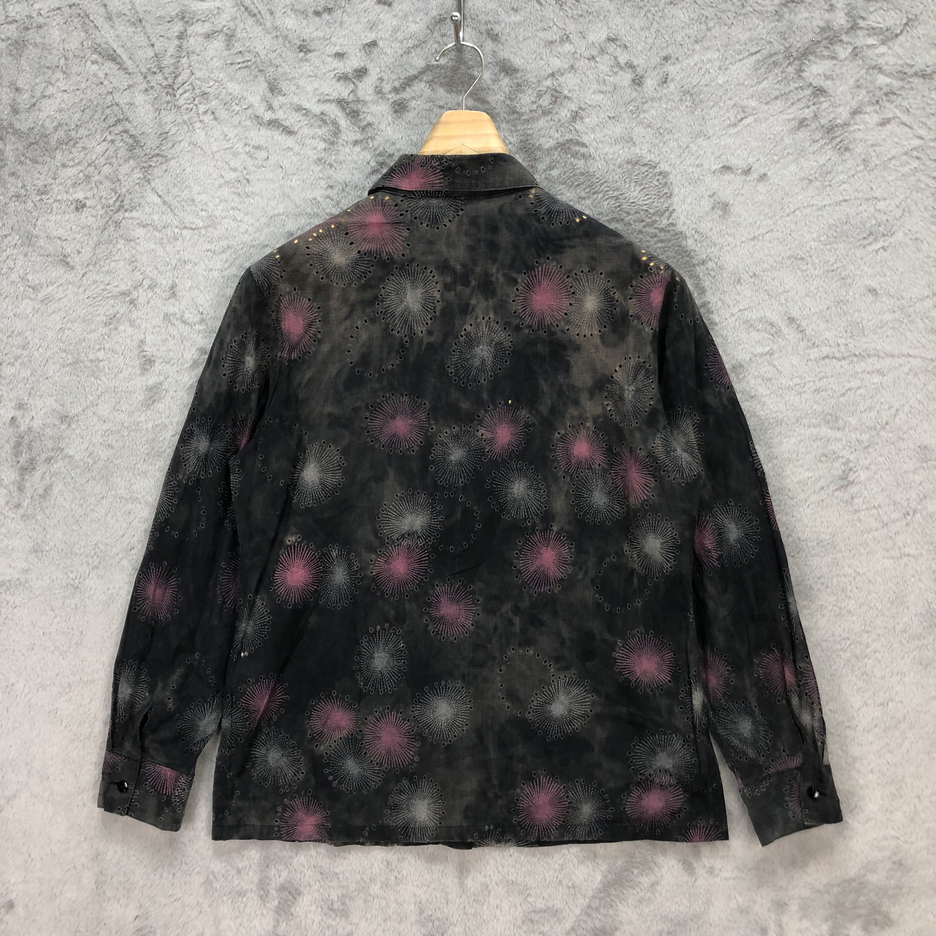 Japanese Brand Happy New Year Nice Design Fireworks Shirt #5627-194 Size US L / EU 52-54 / 3 - 9 Thumbnail