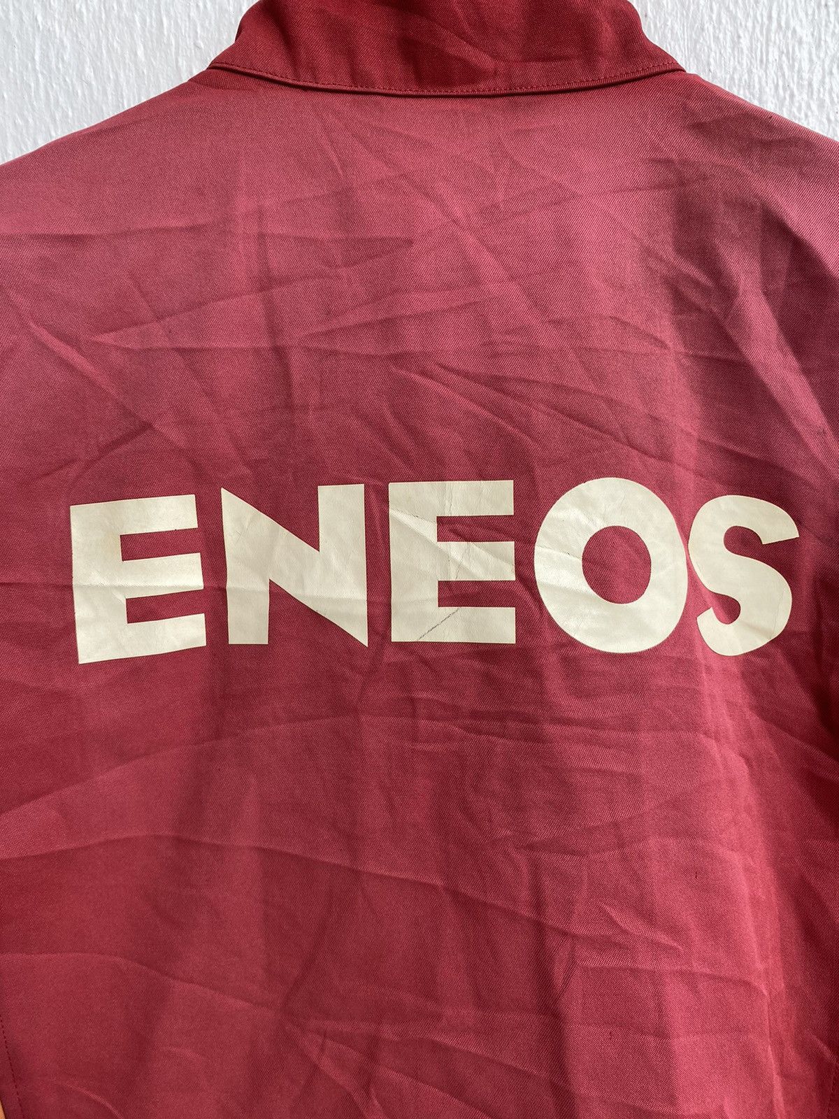 Sports Specialties Vintage Thrashed Eneos Big Logo Racing Motorsport Jacket Size US XL / EU 56 / 4 - 13 Thumbnail