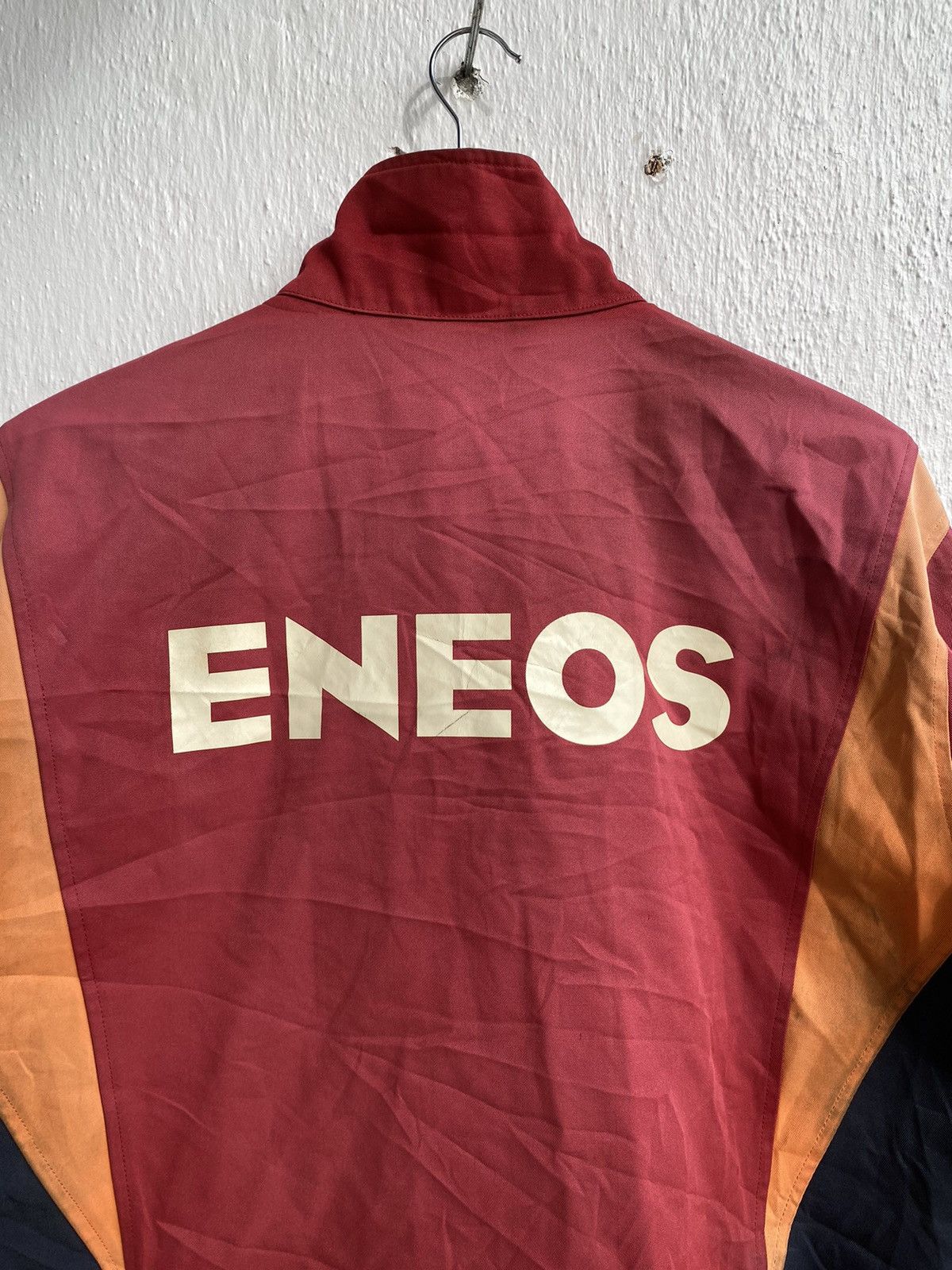 Sports Specialties Vintage Thrashed Eneos Big Logo Racing Motorsport Jacket Size US XL / EU 56 / 4 - 12 Thumbnail