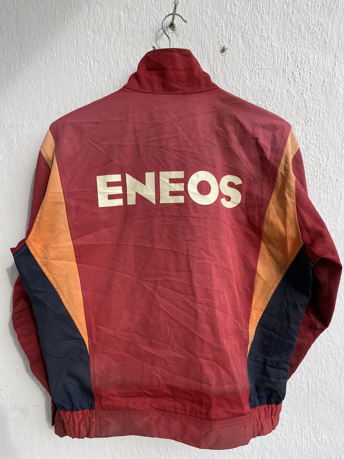 Sports Specialties Vintage Thrashed Eneos Big Logo Racing Motorsport Jacket Size US XL / EU 56 / 4 - 11 Thumbnail