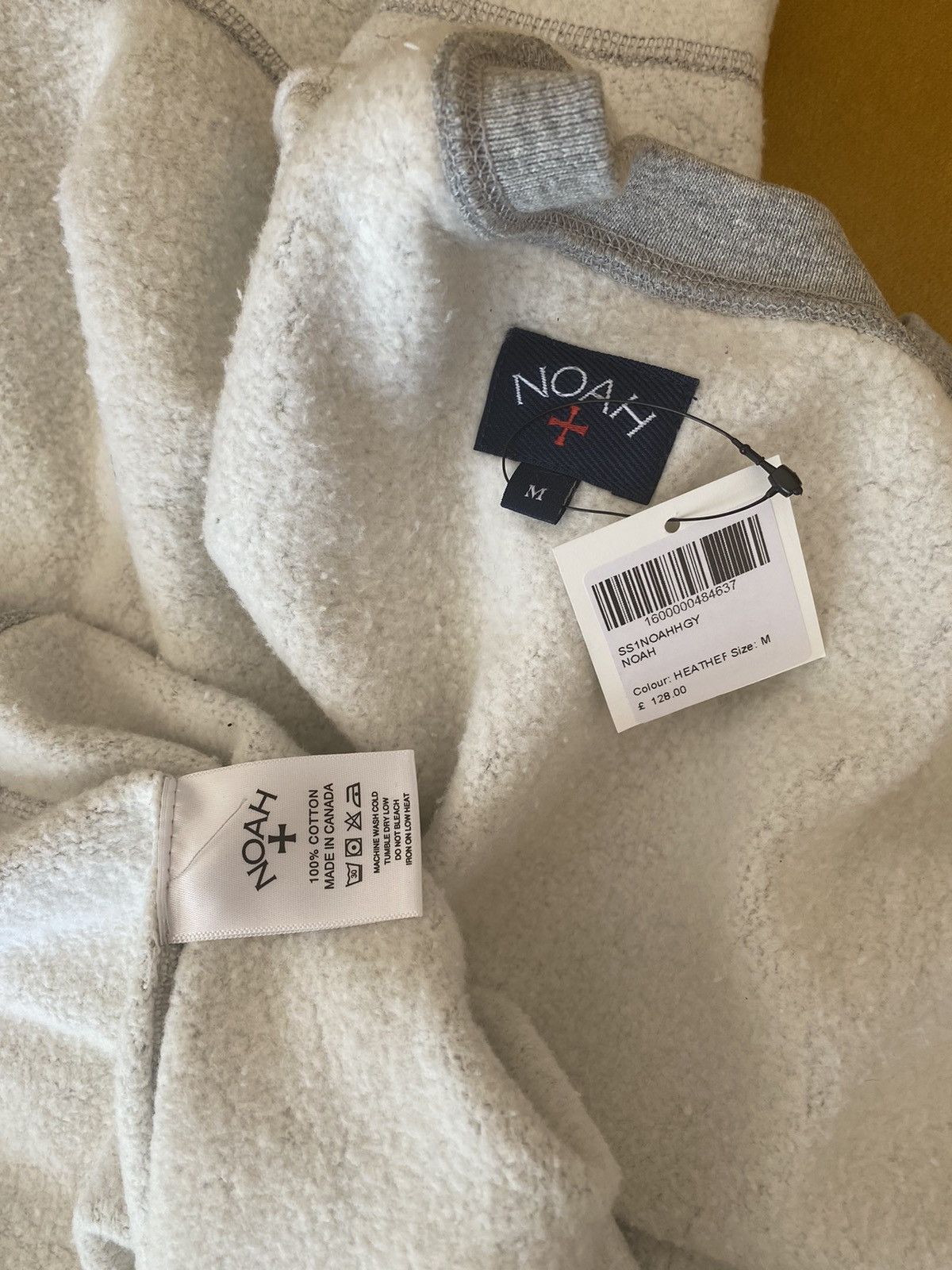 Noah BNWT Fleece Classic Crewneck Sweatshirt Heather Grey Size US M / EU 48-50 / 2 - 3 Thumbnail