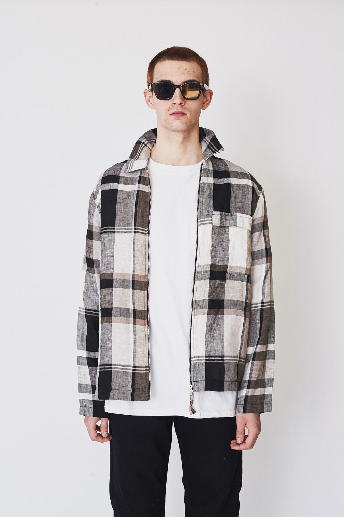 Our Legacy Tech Blouson Linen Line Check size 46 Size US S / EU 44-46 / 1 - 1 Thumbnail
