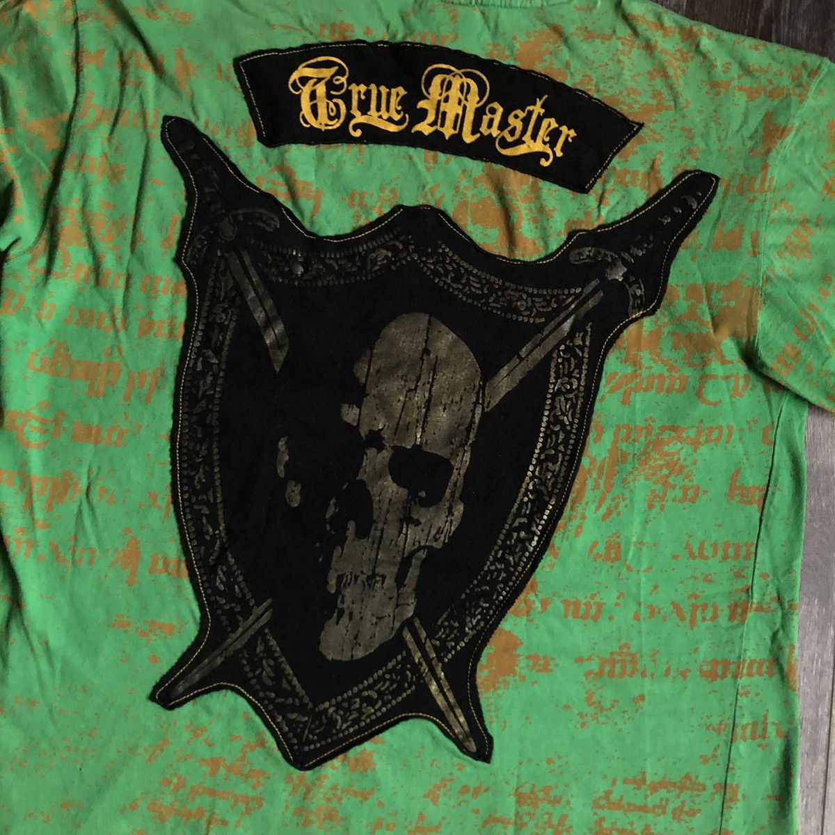 Affliction Vintage 2000s Mecca Skulls True Master Pirate AOP Logo Tee Size US XL / EU 56 / 4 - 5 Thumbnail